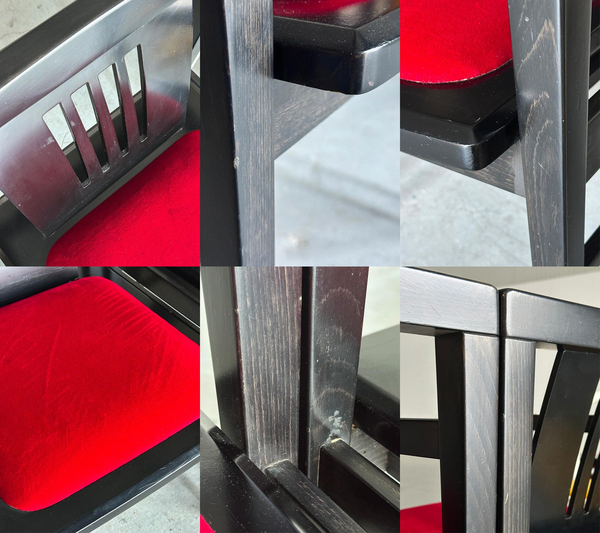Geometric Armchair in the Style of Josef Hoffmann