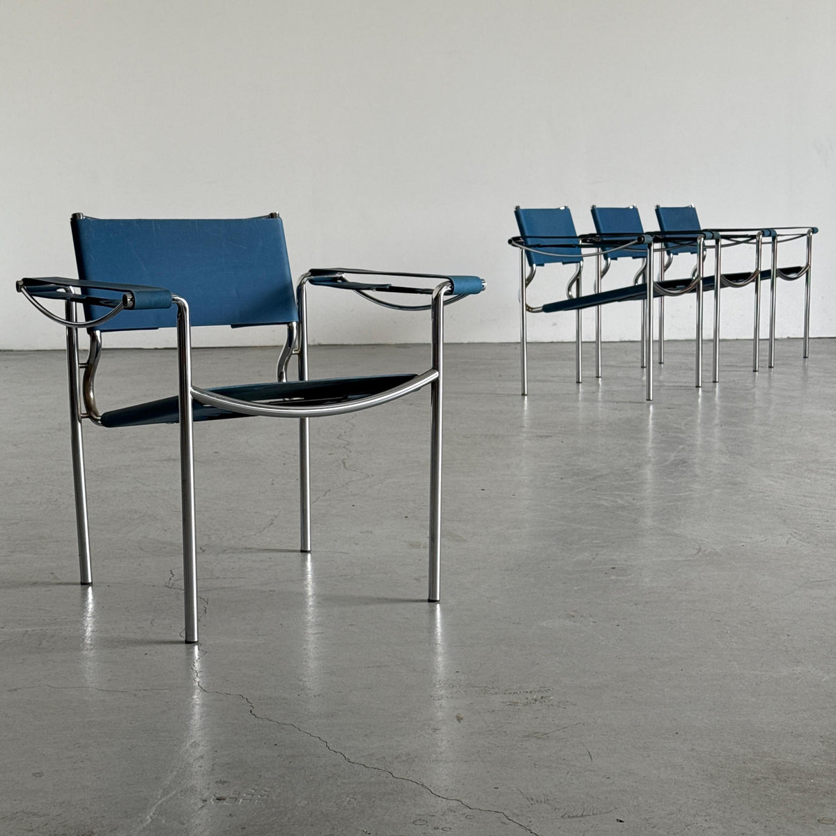 Spaghetti 109 Chromed Armchair by Giandomenico Belotti for Alias