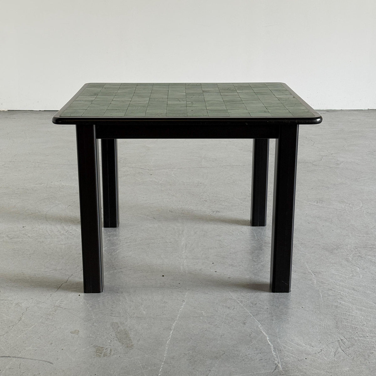 Ibisco Sedie Game Table with Green Leather Top