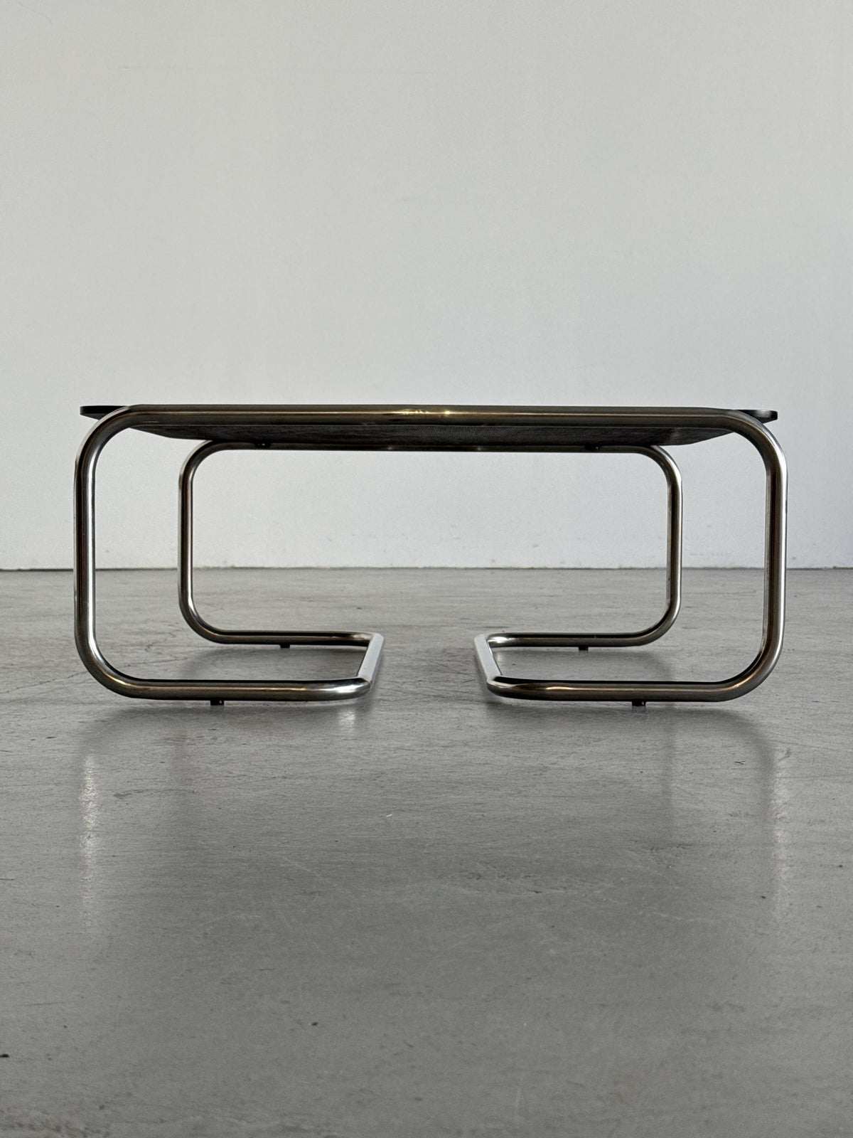 Tubular Chrome Modernist Coffee Table