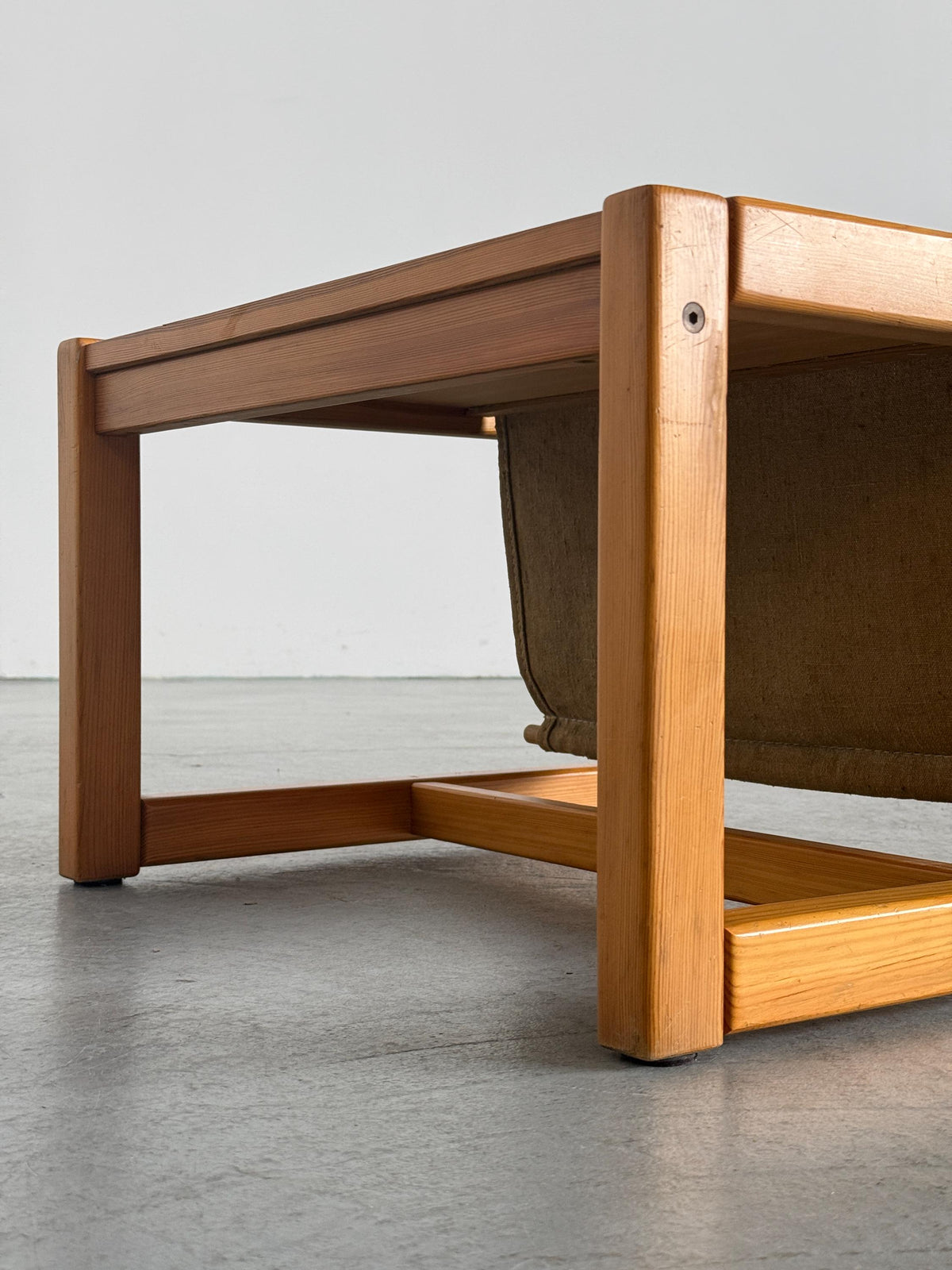 Pine and Canvas Coffee Table by Karin Mobring for IKEA