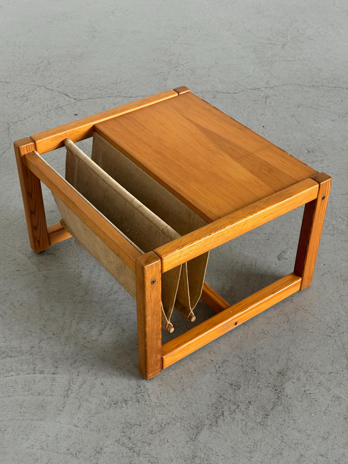 Pine and Canvas Coffee Table by Karin Mobring for IKEA