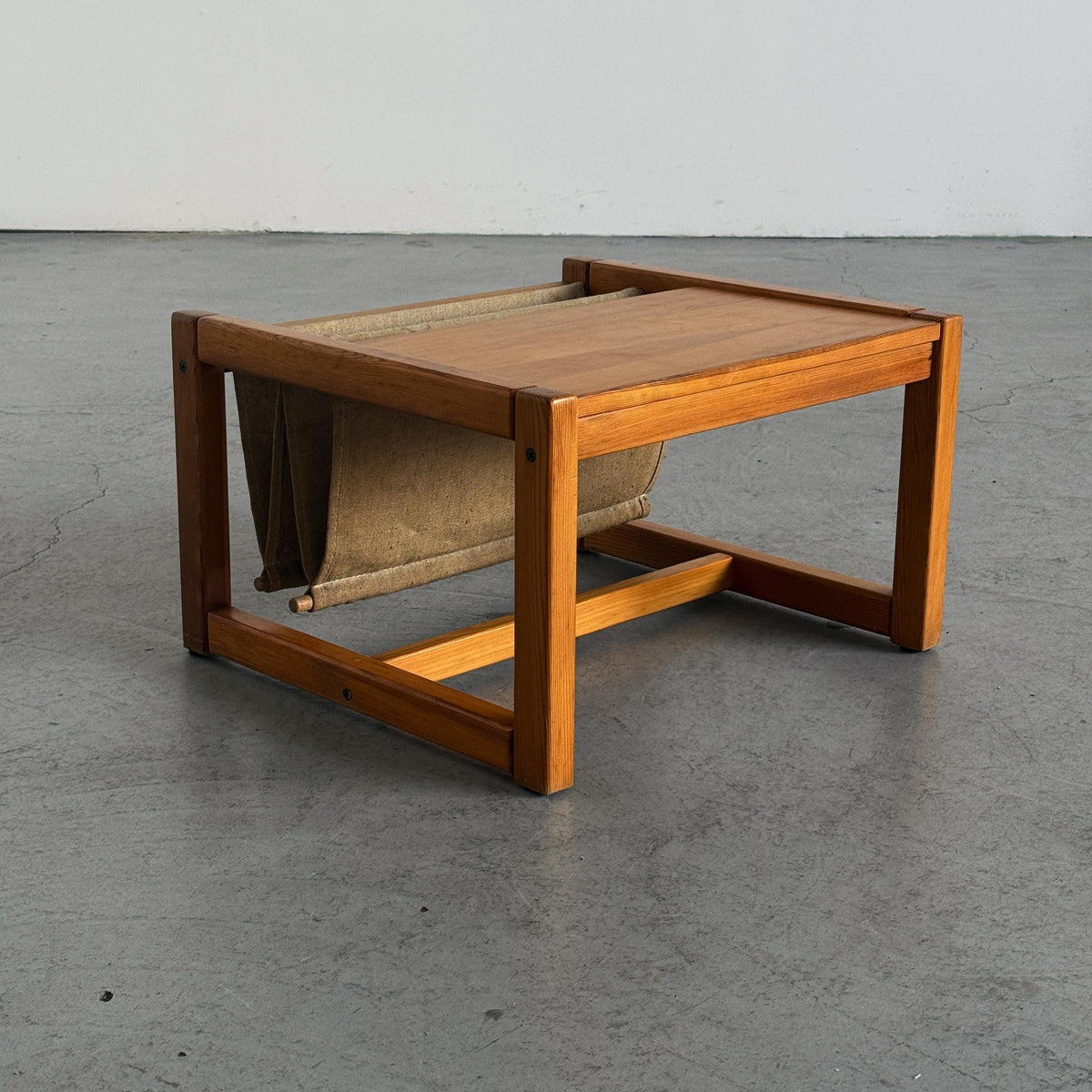 Pine and Canvas Coffee Table by Karin Mobring for IKEA