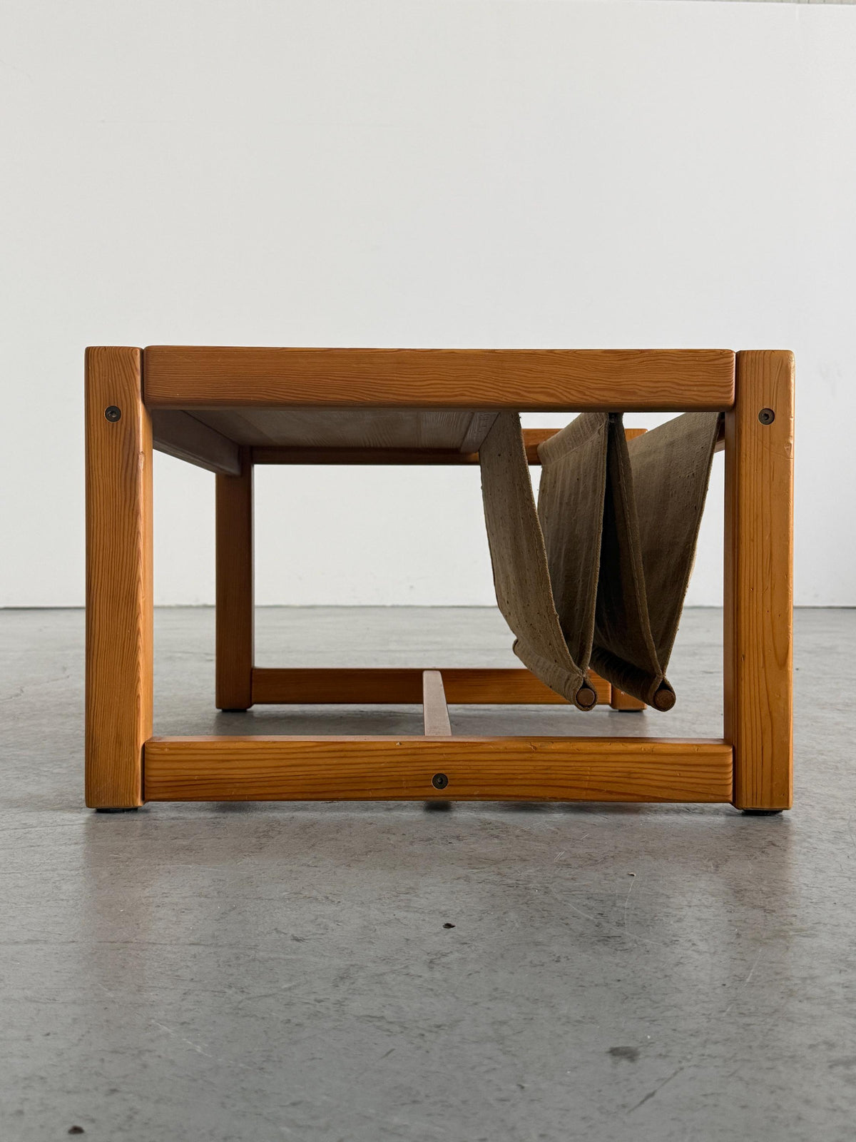 Pine and Canvas Coffee Table by Karin Mobring for IKEA