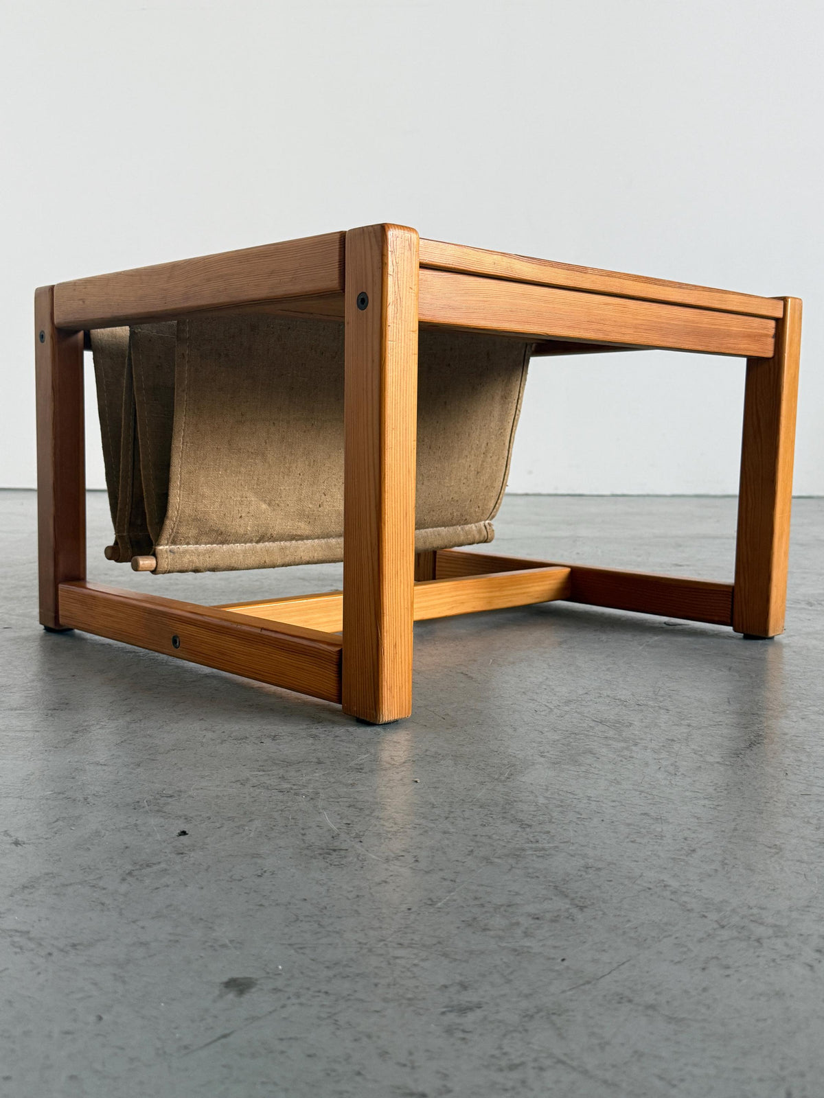 Pine and Canvas Coffee Table by Karin Mobring for IKEA