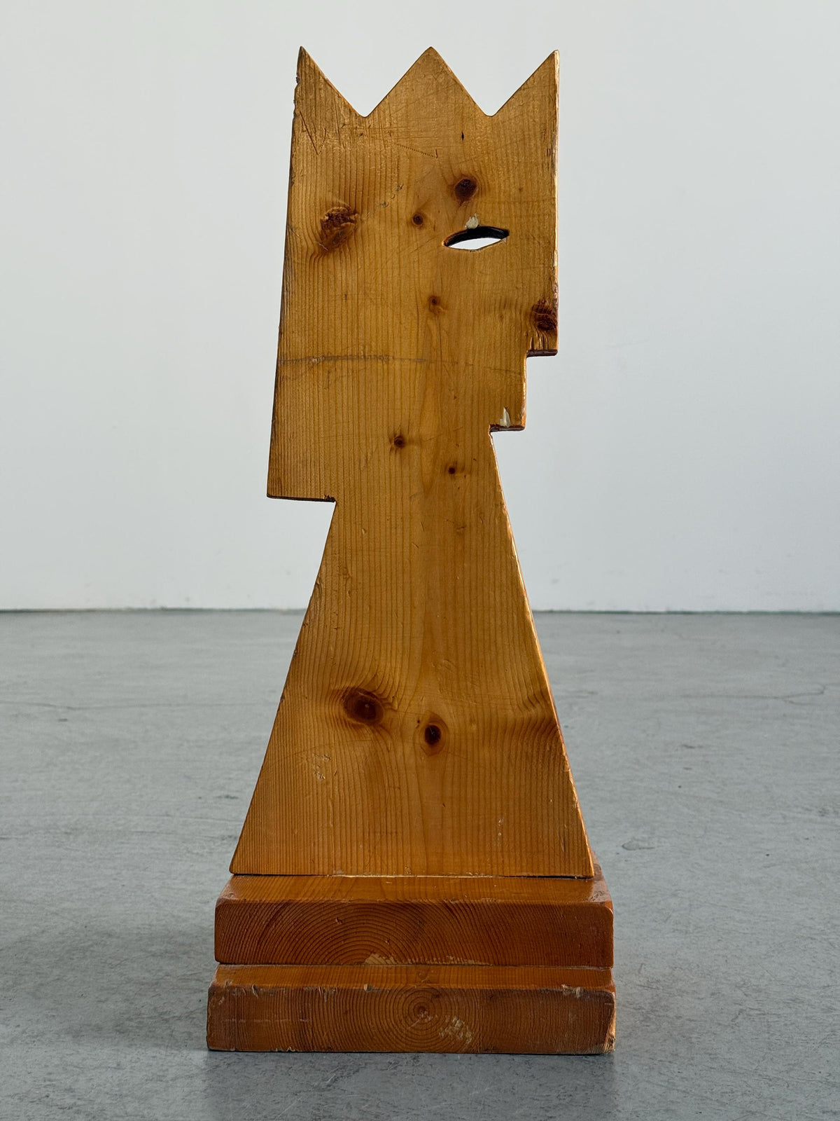 Brutalist Sculptures in Carved Wood