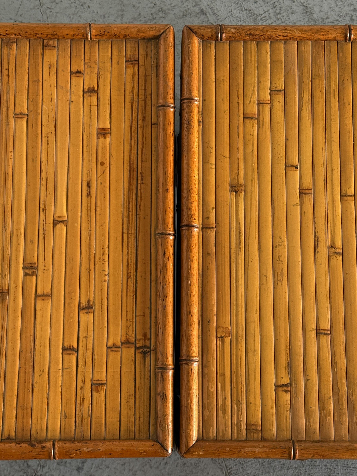 Bamboo Side Tables in Vivai del Sud Style