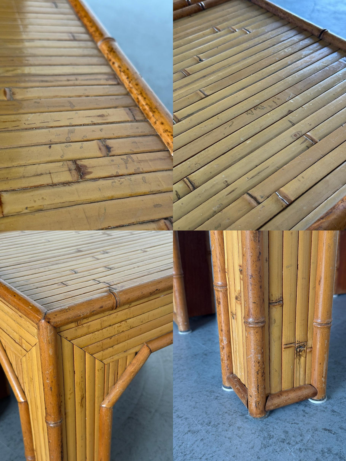 Bamboo Side Tables in Vivai del Sud Style