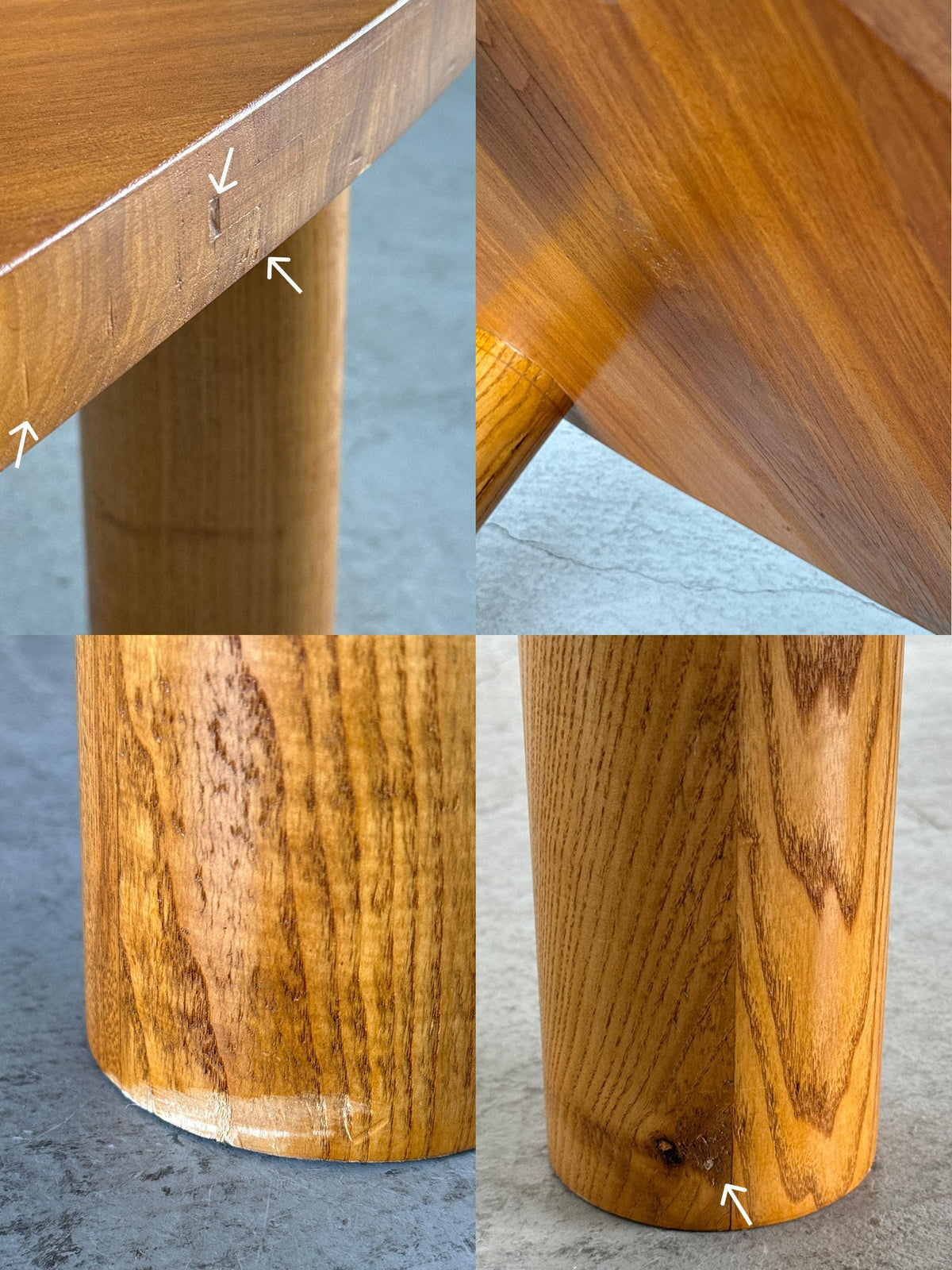 Triangular Tables in the Style of Pierre Chapo