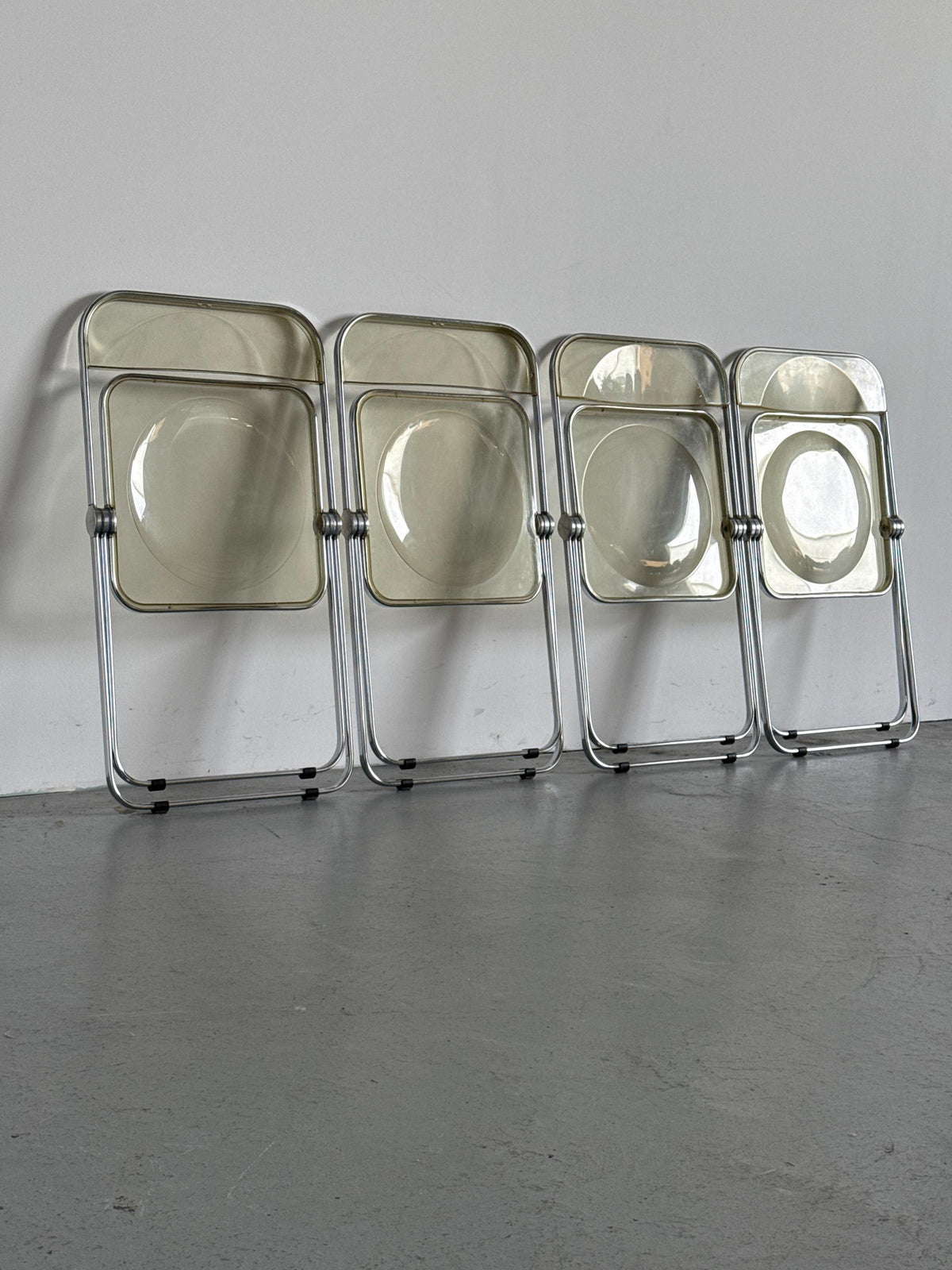 Plia Folding Chairs by Giancarlo Piretti for Anonima Castelli