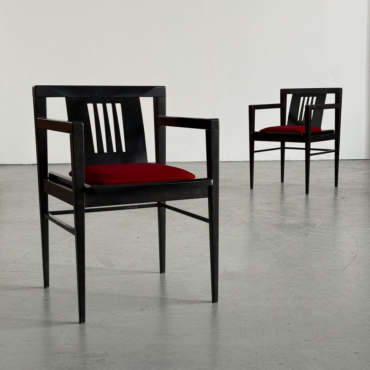 Geometric Armchair in the Style of Josef Hoffmann
