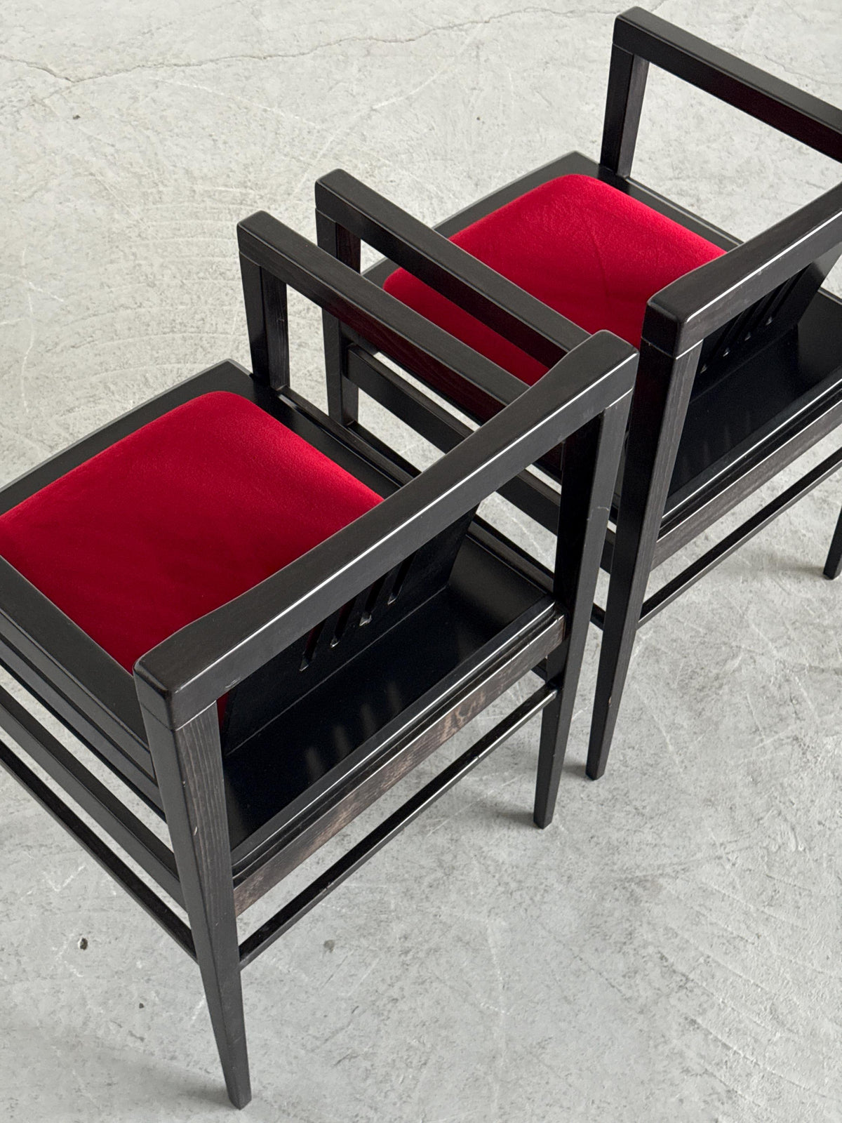 Geometric Armchair in the Style of Josef Hoffmann