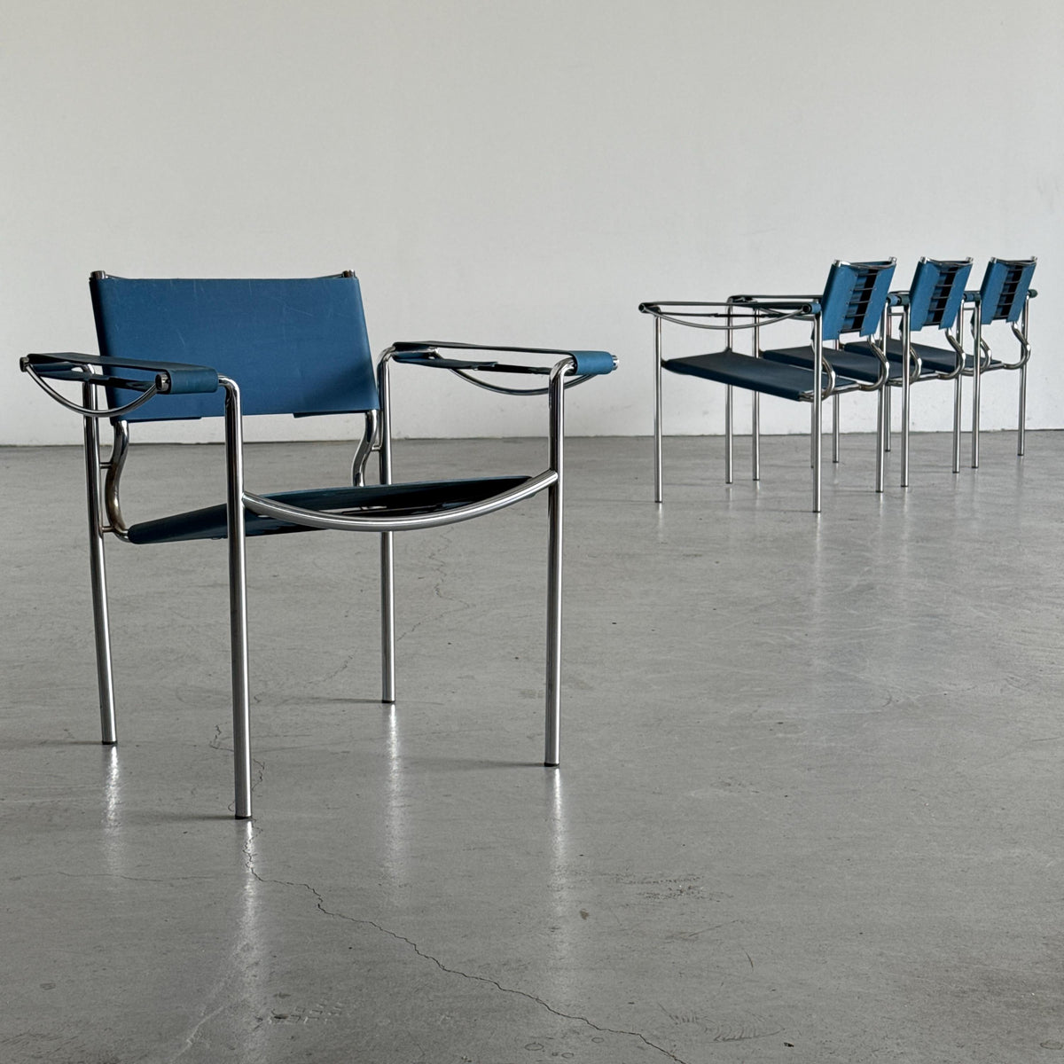Spaghetti 109 Chromed Armchair by Giandomenico Belotti for Alias