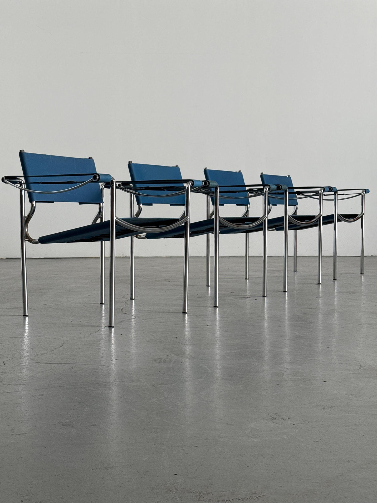 Spaghetti 109 Chromed Armchair by Giandomenico Belotti for Alias