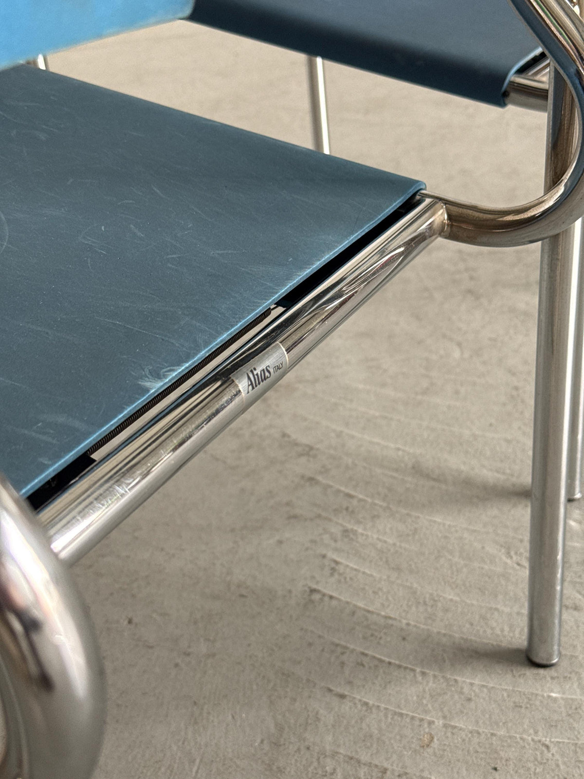 Spaghetti 109 Chromed Armchair by Giandomenico Belotti for Alias