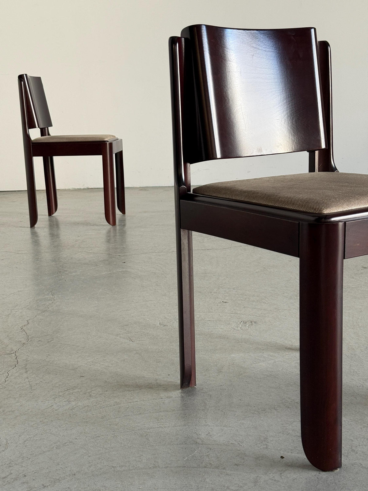 Bentwood Mahogany-Toned Wood Dining Chairs