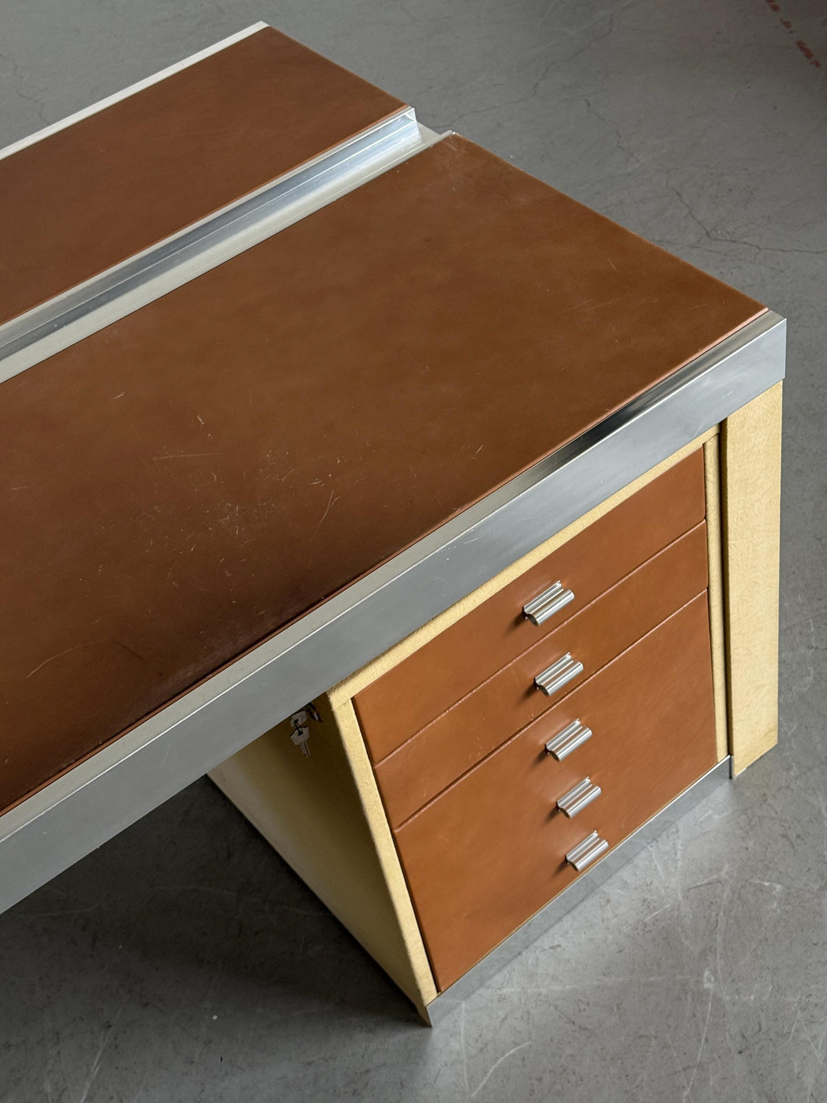Starblack Executive Desk by Guido Faleschini for Mariani