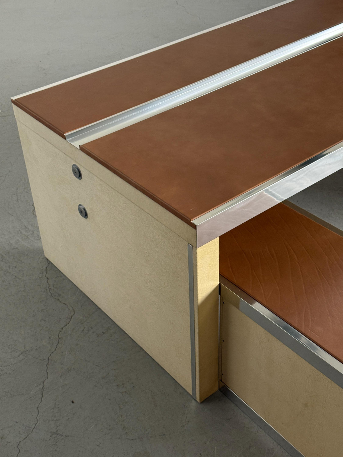 Starblack Executive Desk by Guido Faleschini for Mariani