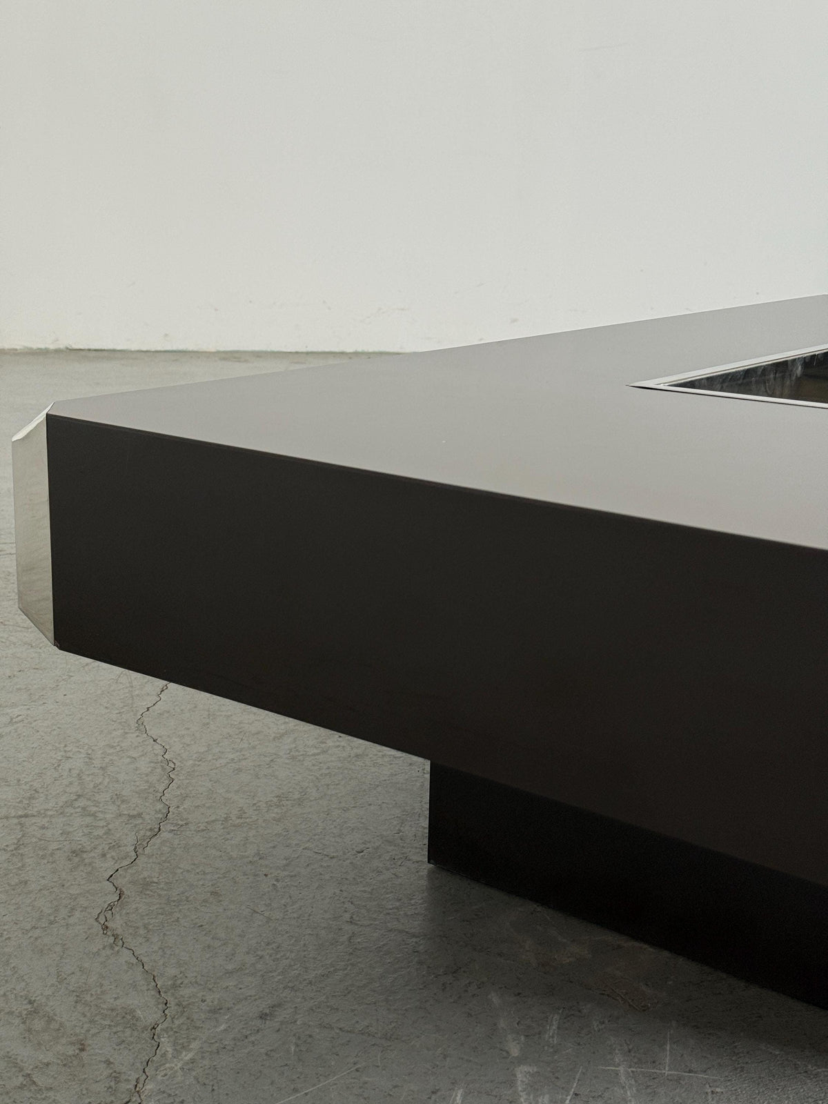 Willy Rizzo Brown Alveo Coffee Table