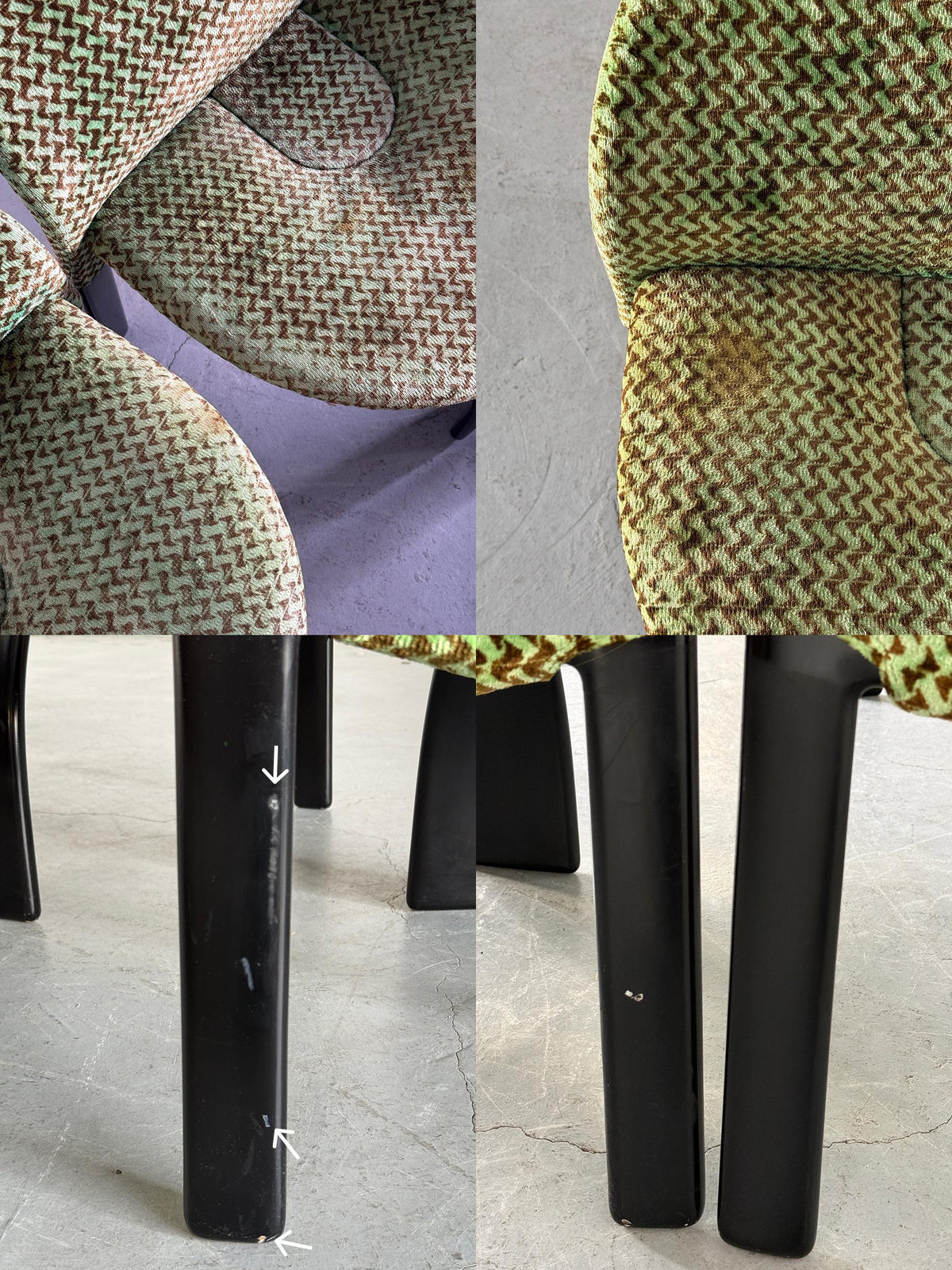 Giovanni Offredi Sail Chairs for Saporiti Italia