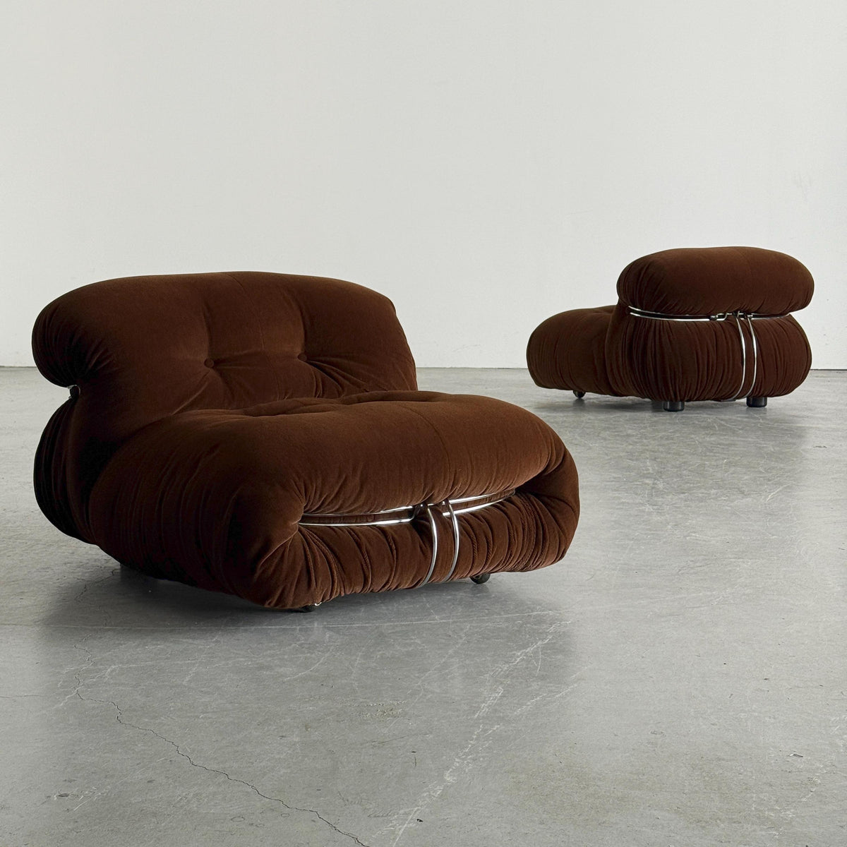 Soriana Armchairs by Afra & Tobia Scarpa for Cassina