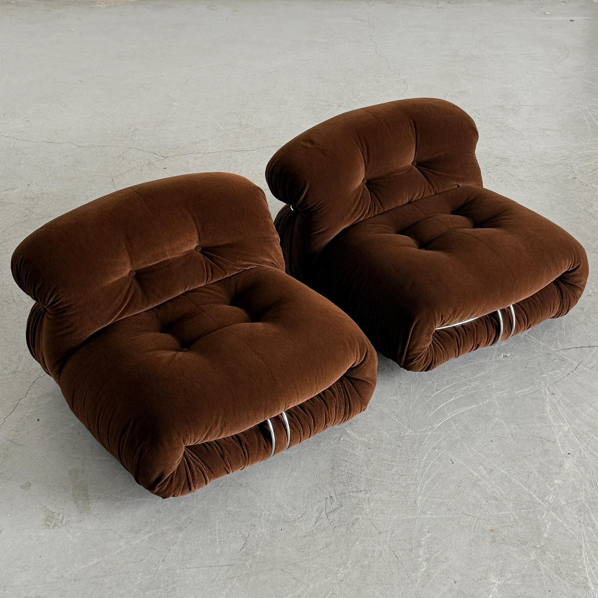 Soriana Armchairs by Afra & Tobia Scarpa for Cassina