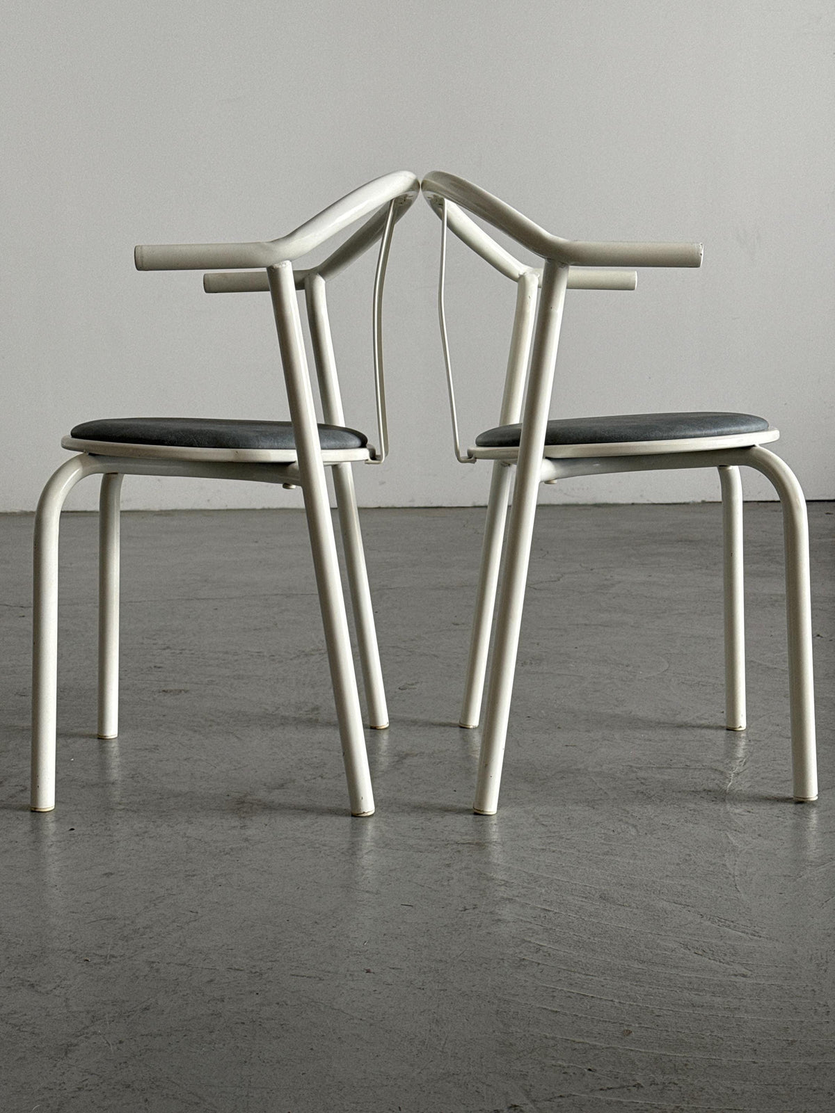 Maxmo Postmodern Metal Dining Chairs by IKEA