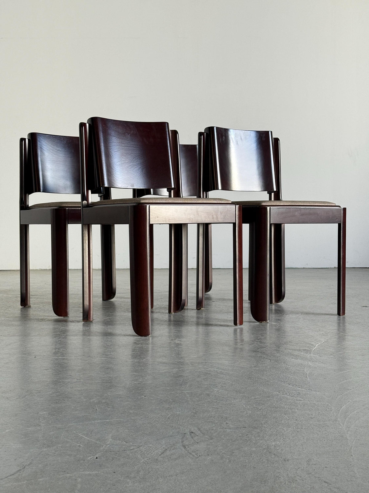 Bentwood Mahogany-Toned Wood Dining Chairs