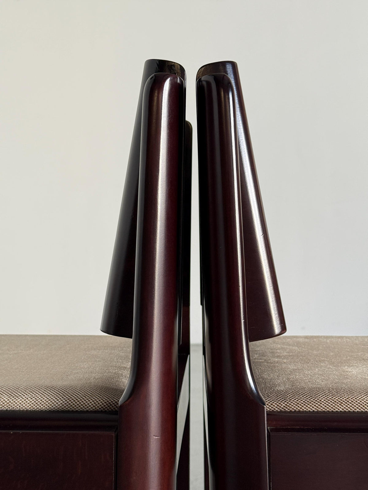 Bentwood Mahogany-Toned Wood Dining Chairs