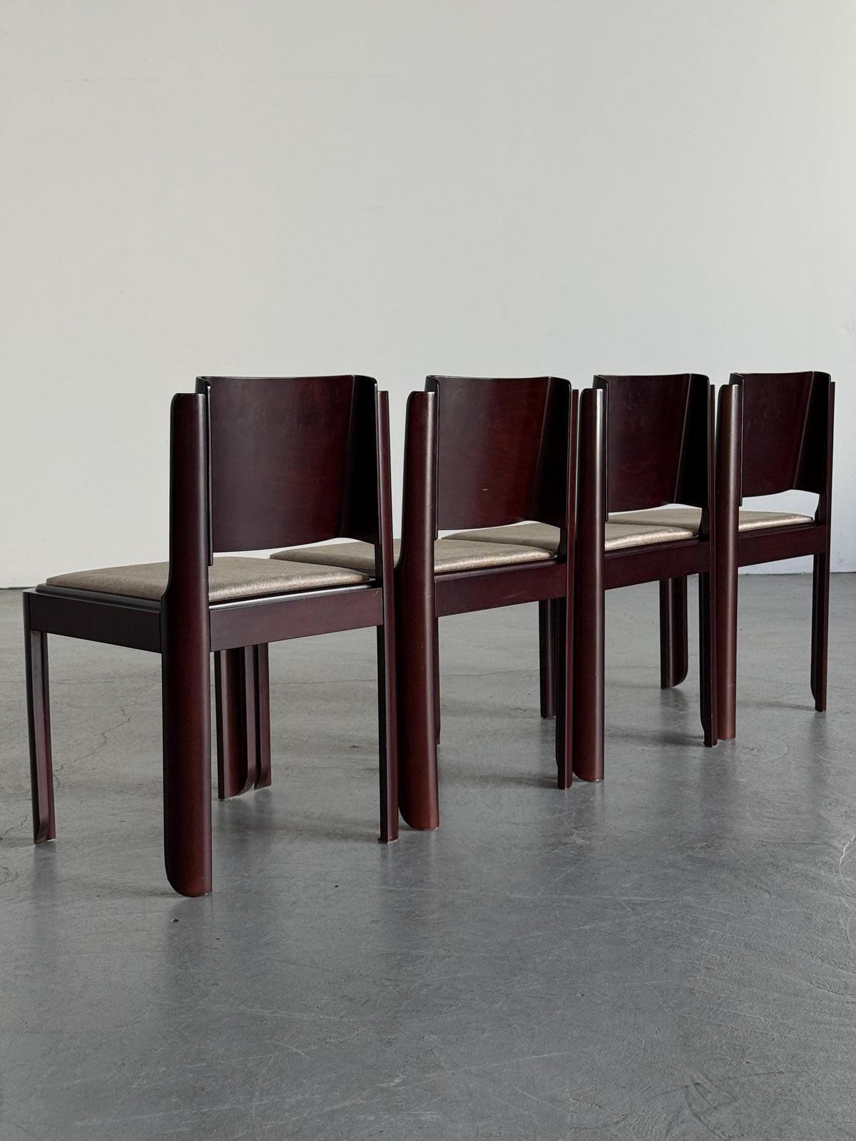 Bentwood Mahogany-Toned Wood Dining Chairs