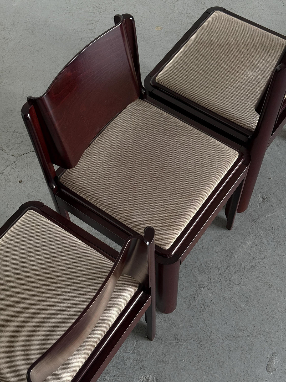 Bentwood Mahogany-Toned Wood Dining Chairs