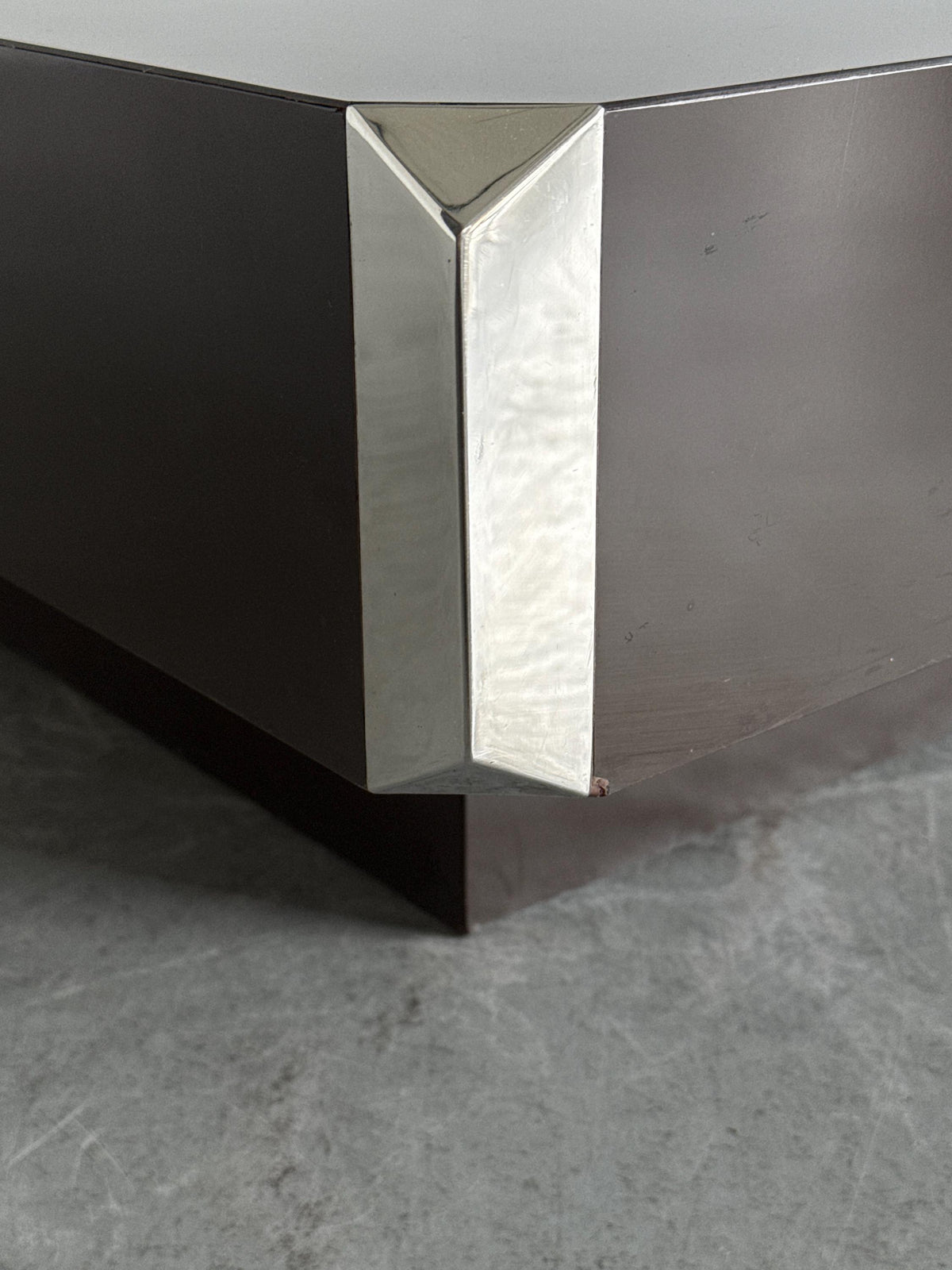 Willy Rizzo Brown Alveo Coffee Table