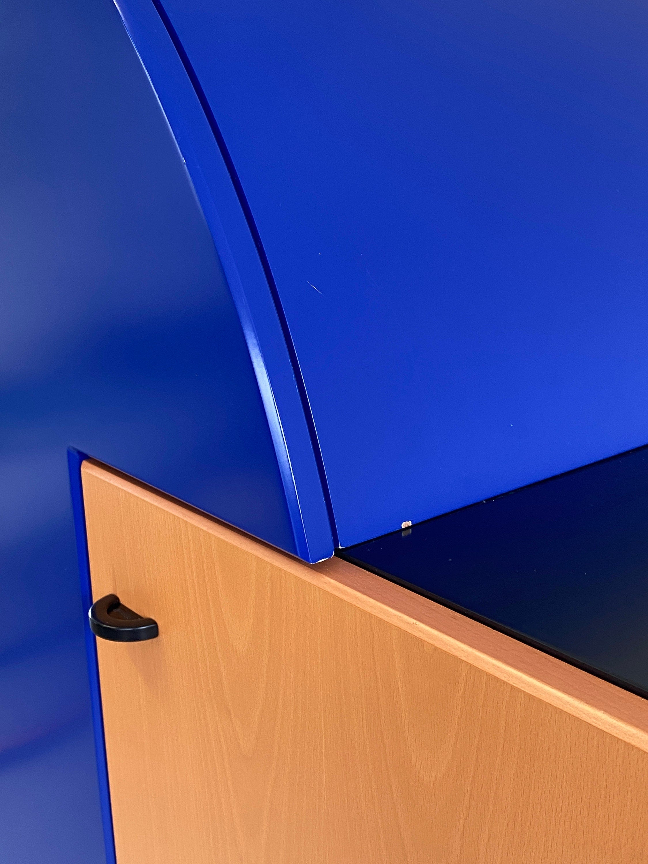 Postmodern Bar Cabinet &#39;Duo-Bar&#39; by Peter Maly for Interl?bke / 1980s Germany / Memphis style