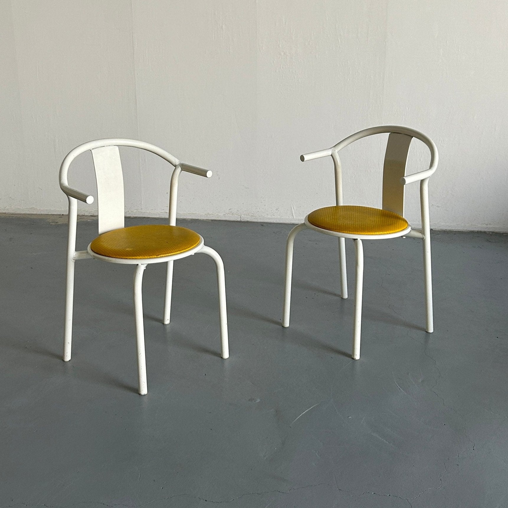Pair of Vintage Ikea Postmodern Memphis MAXMO Chairs, 1980s