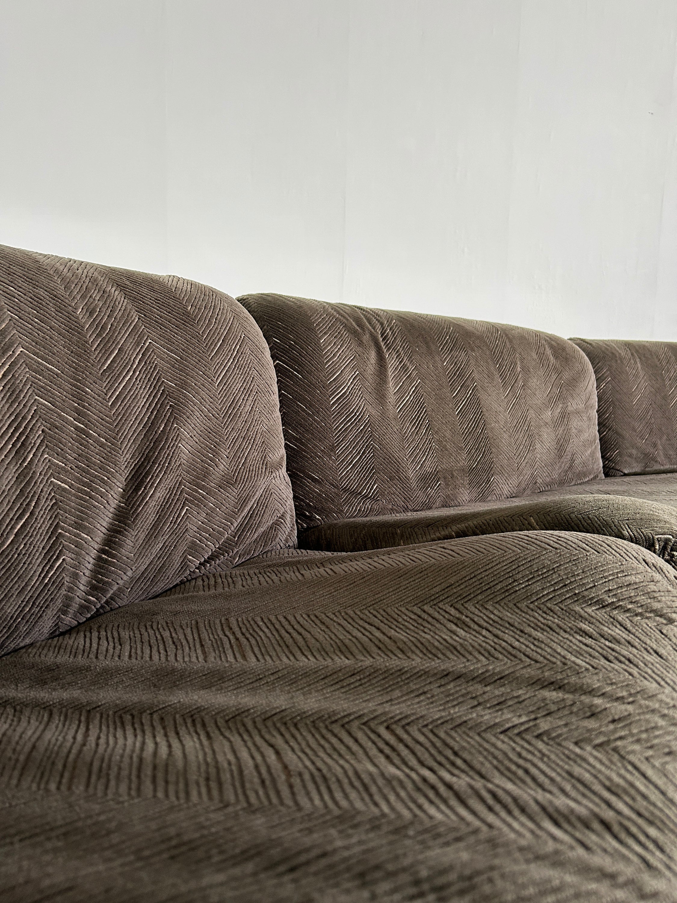 Curved Modular Sofa in Style of Vladimir Kagan, Wittmann, 1970s