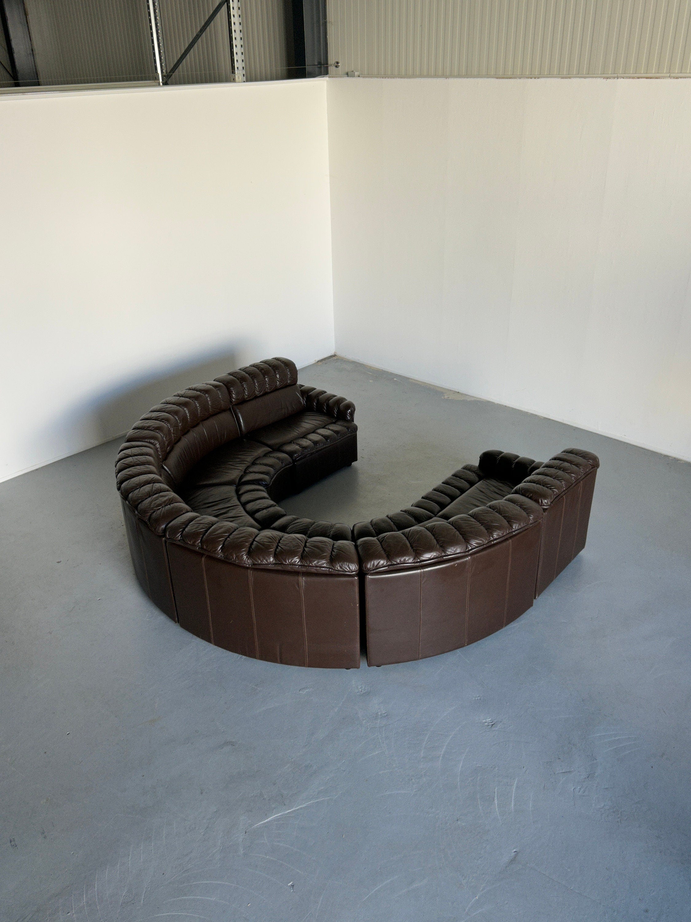 Sectional Snake Sofa in the style of De Sede DS-600 Non-Stop, 1970s