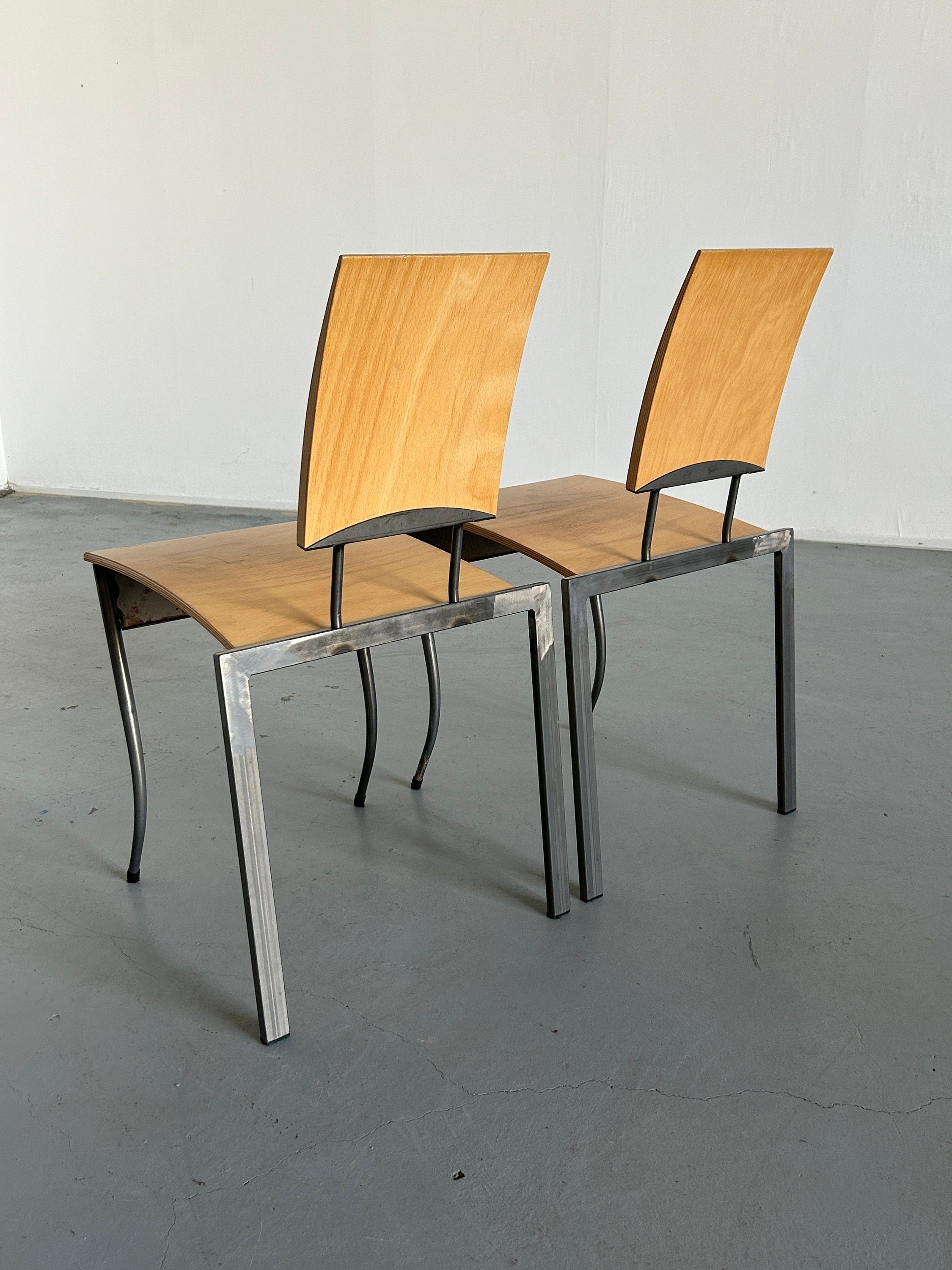 Sculptural Memphis Chairs by Karl Friedrich Förster for KFF, 1980s Germany