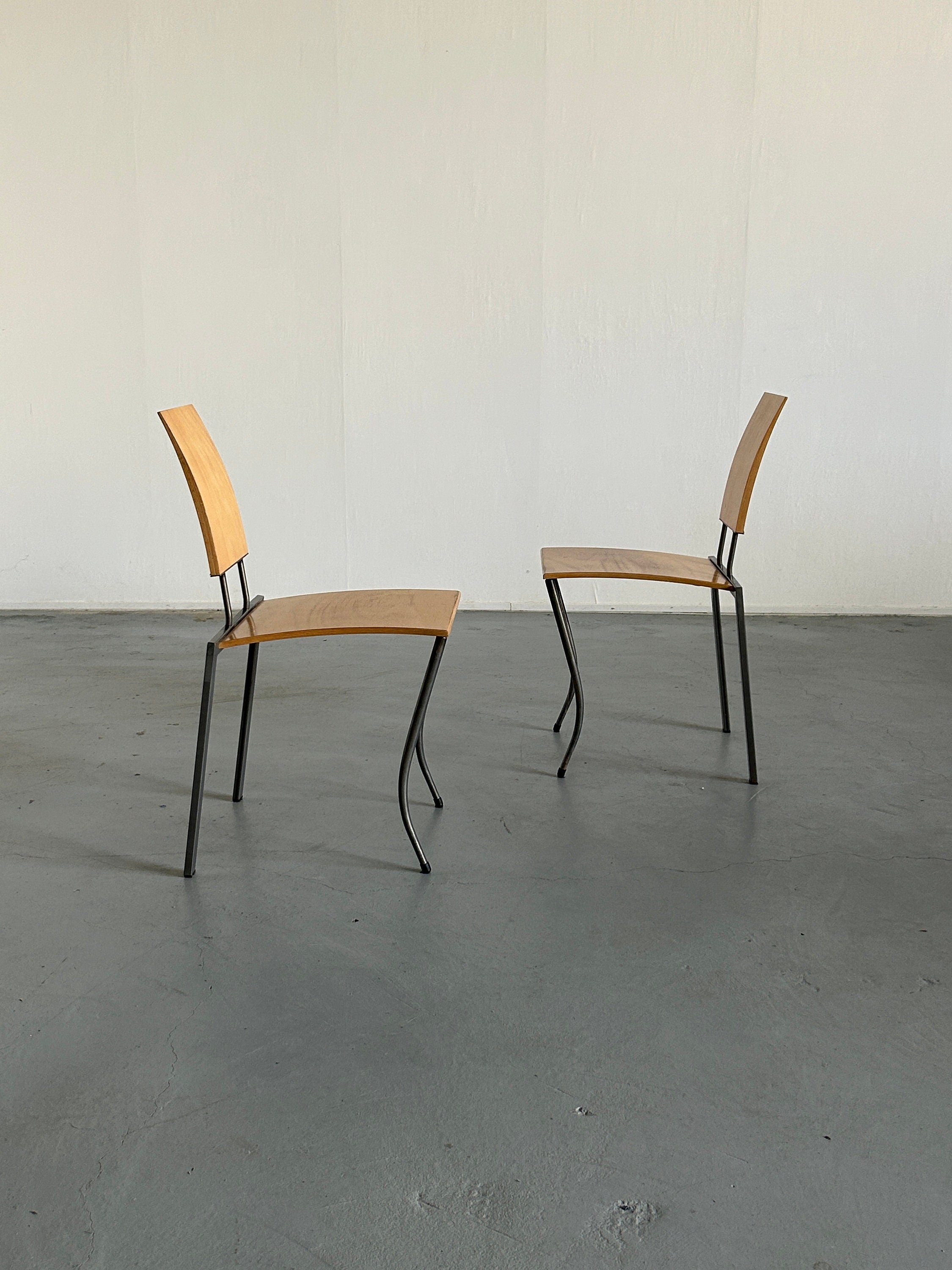 Sculptural Memphis Chairs by Karl Friedrich Förster for KFF, 1980s Germany