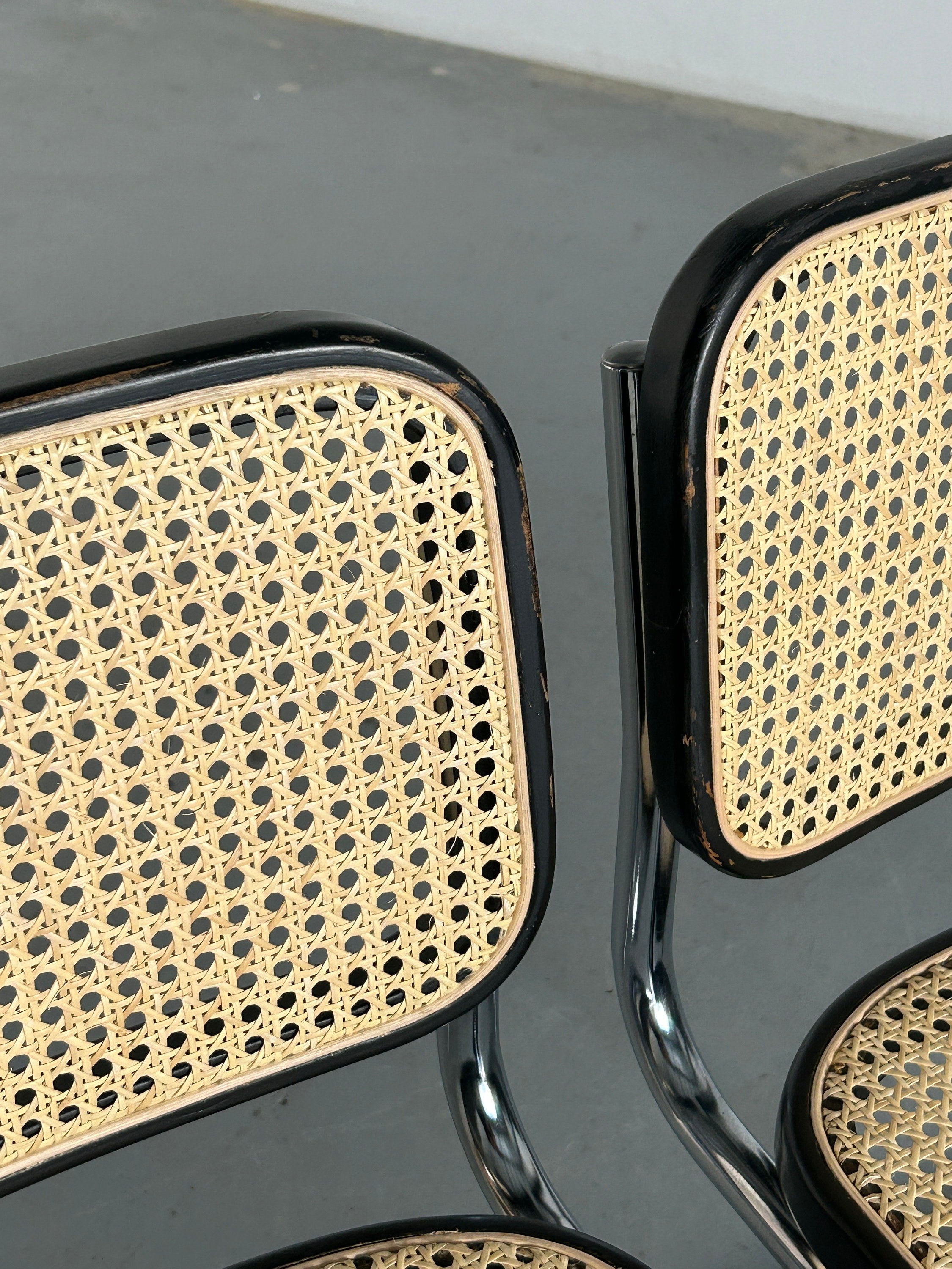 Thonet Mundus Cesca Cantilever Chair, a Pair