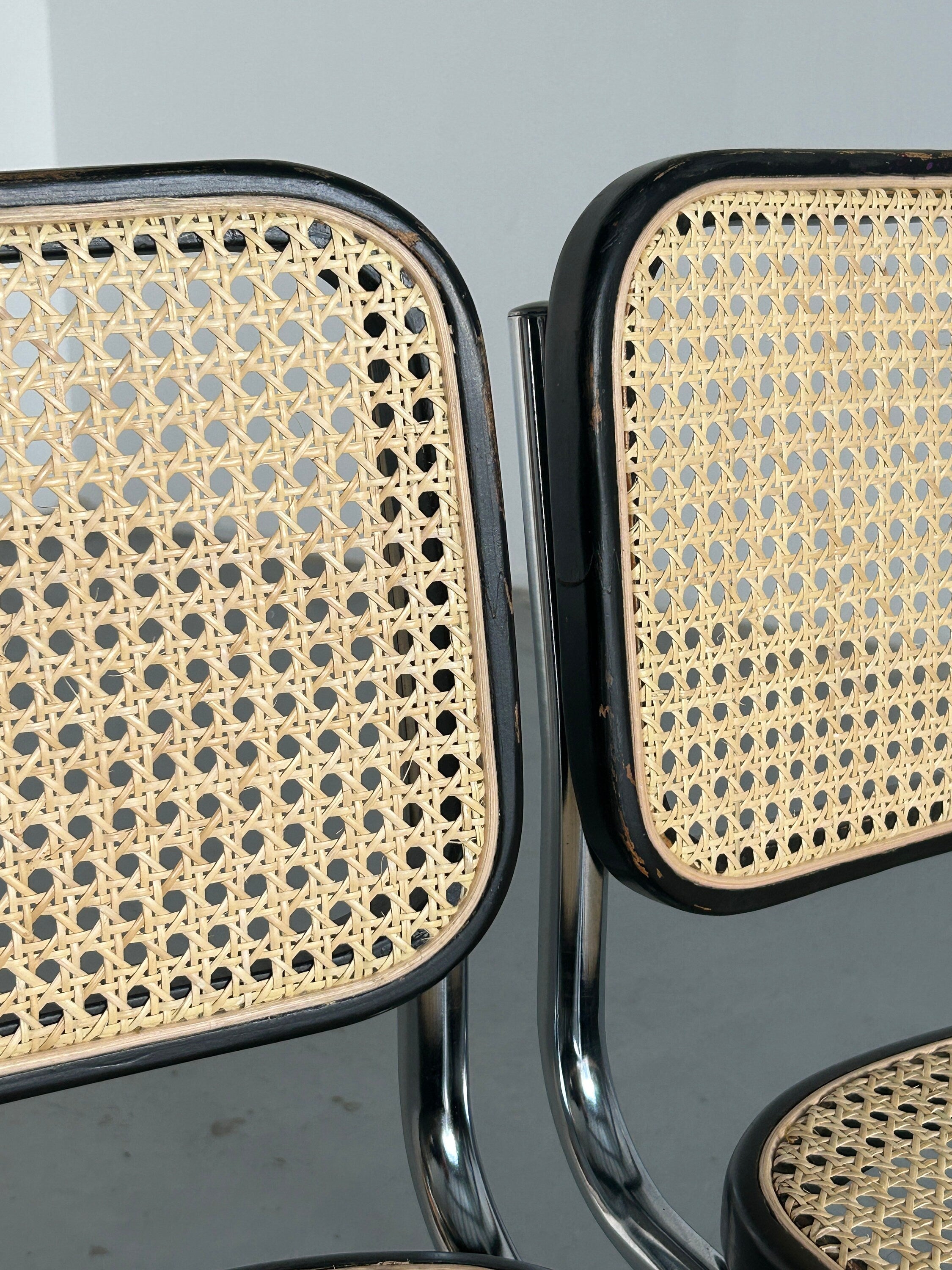 Thonet Mundus Cesca Cantilever Chair, a Pair