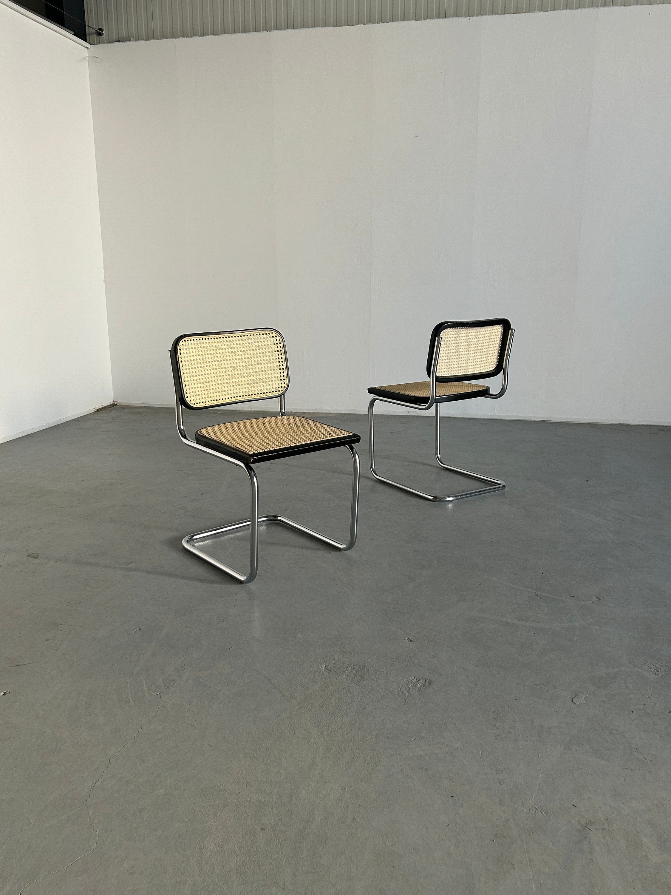 Thonet Mundus Cesca Cantilever Chair, a Pair