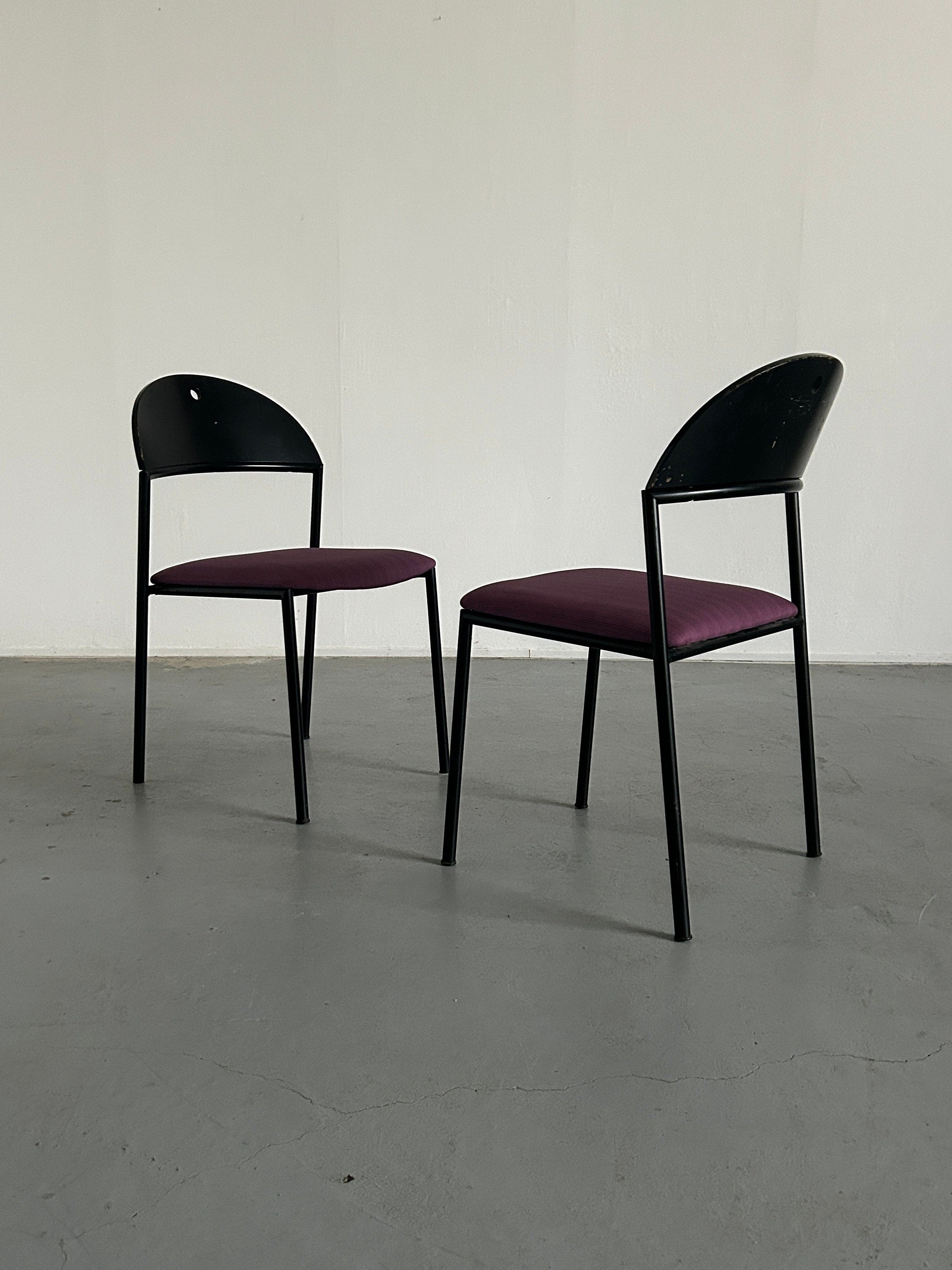 Postmodern 'Thesis' Visitor Chairs by Wiesner Hager, 1990s