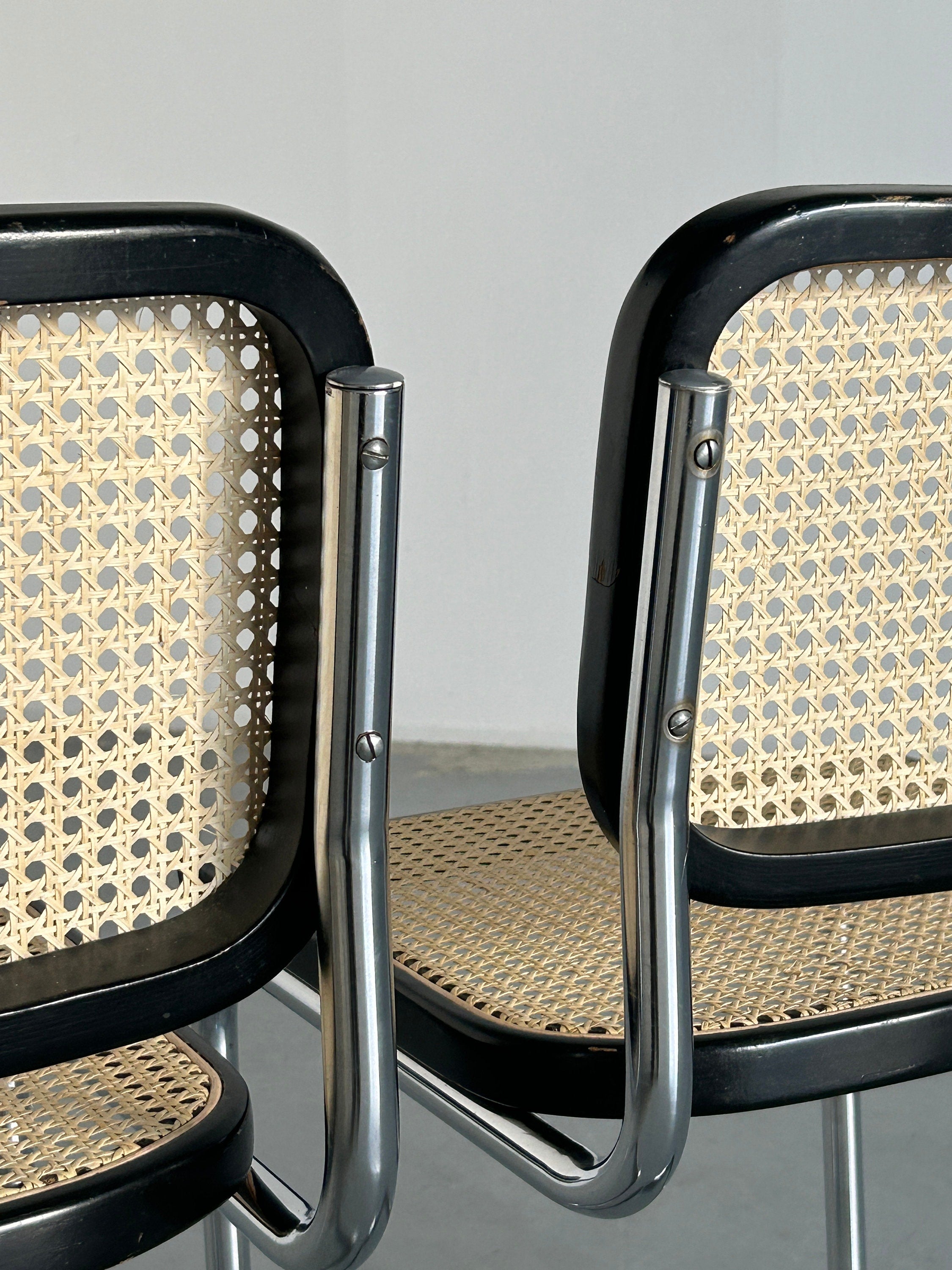 Thonet Mundus Cesca Cantilever Chair, a Pair