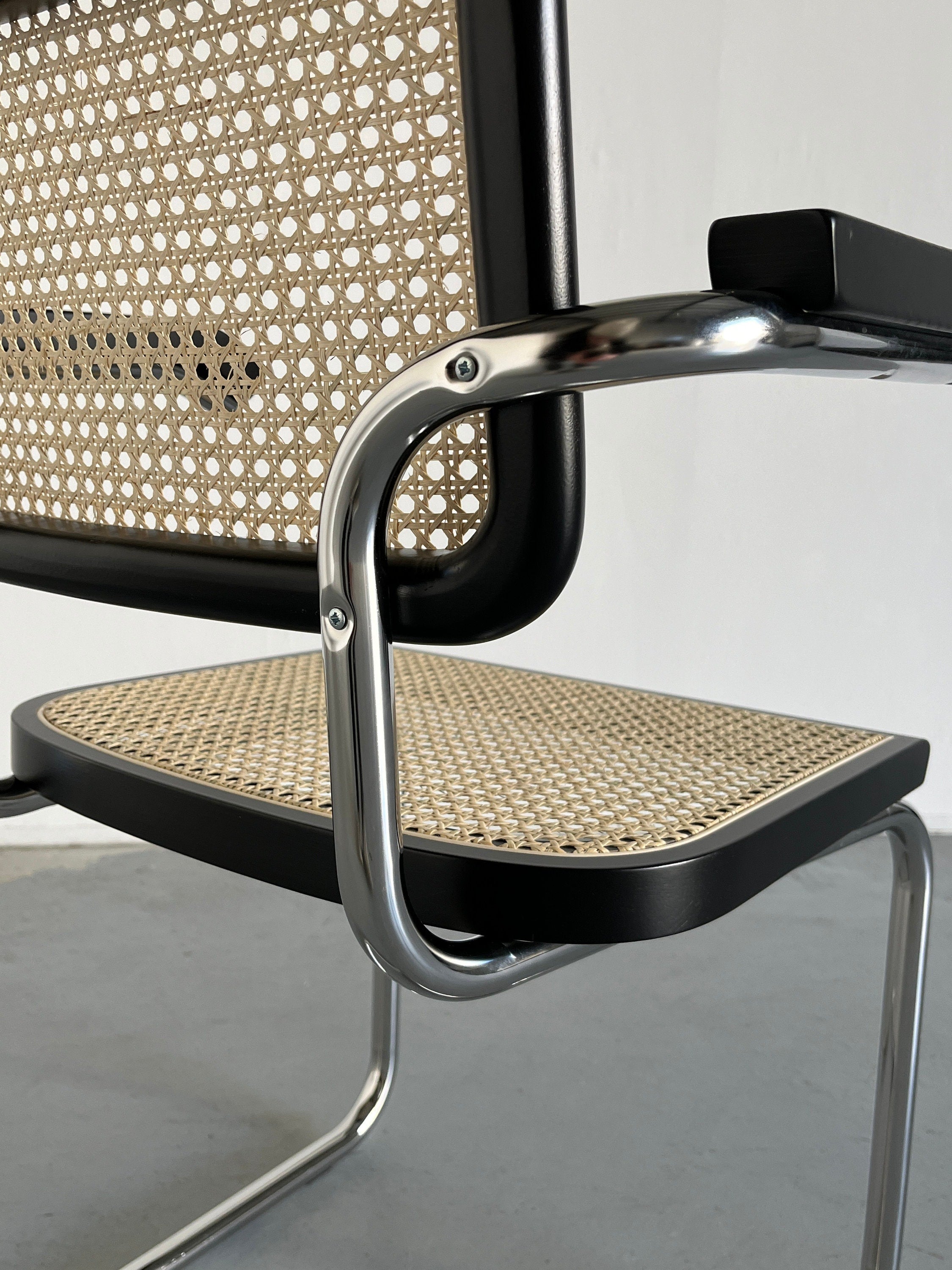 Marcel Breuer B64 Design Cantilever Chair, 2000s Italy