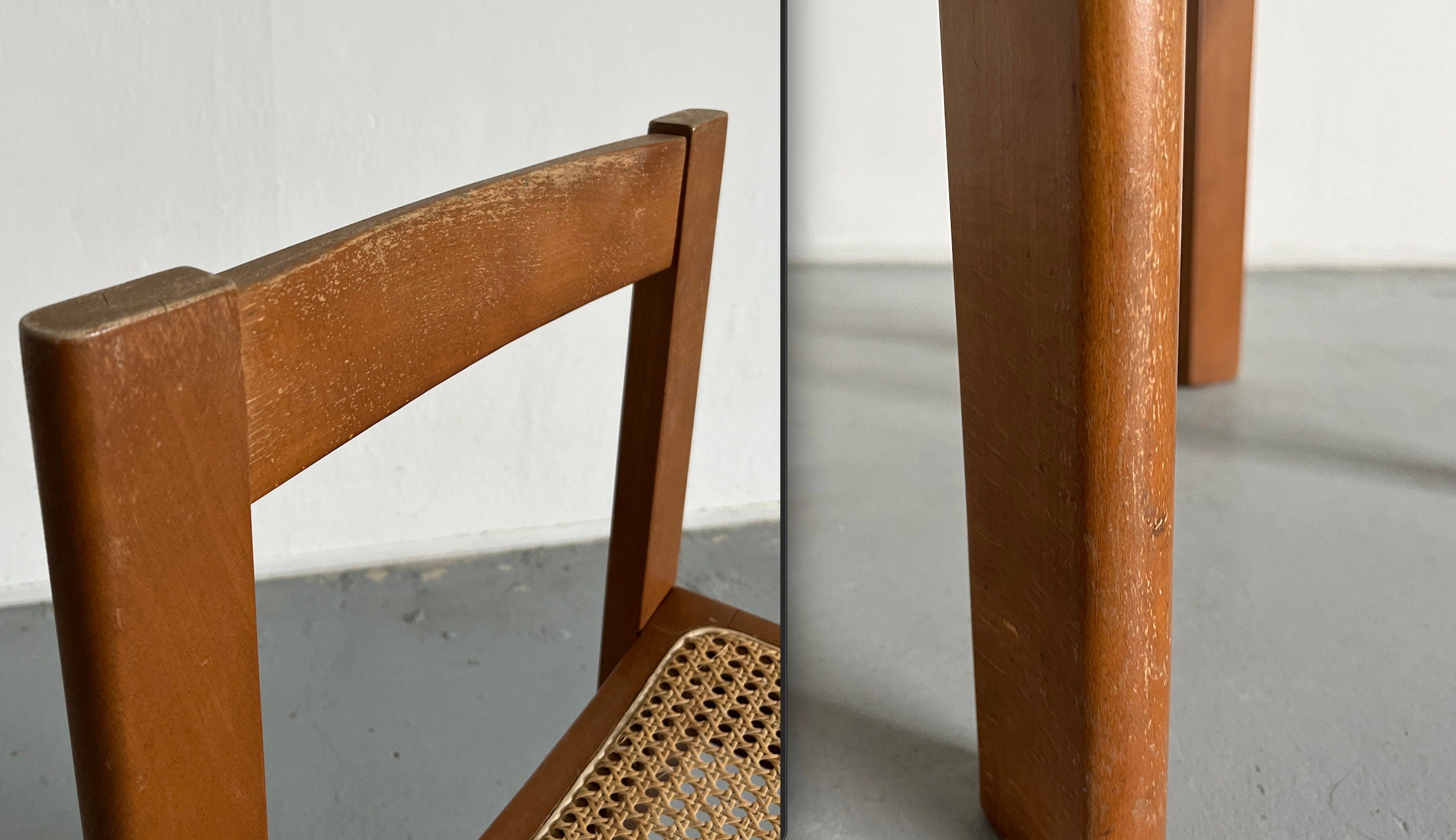 Mid-Century Constructivist Wooden Dining Chairs, 1960s