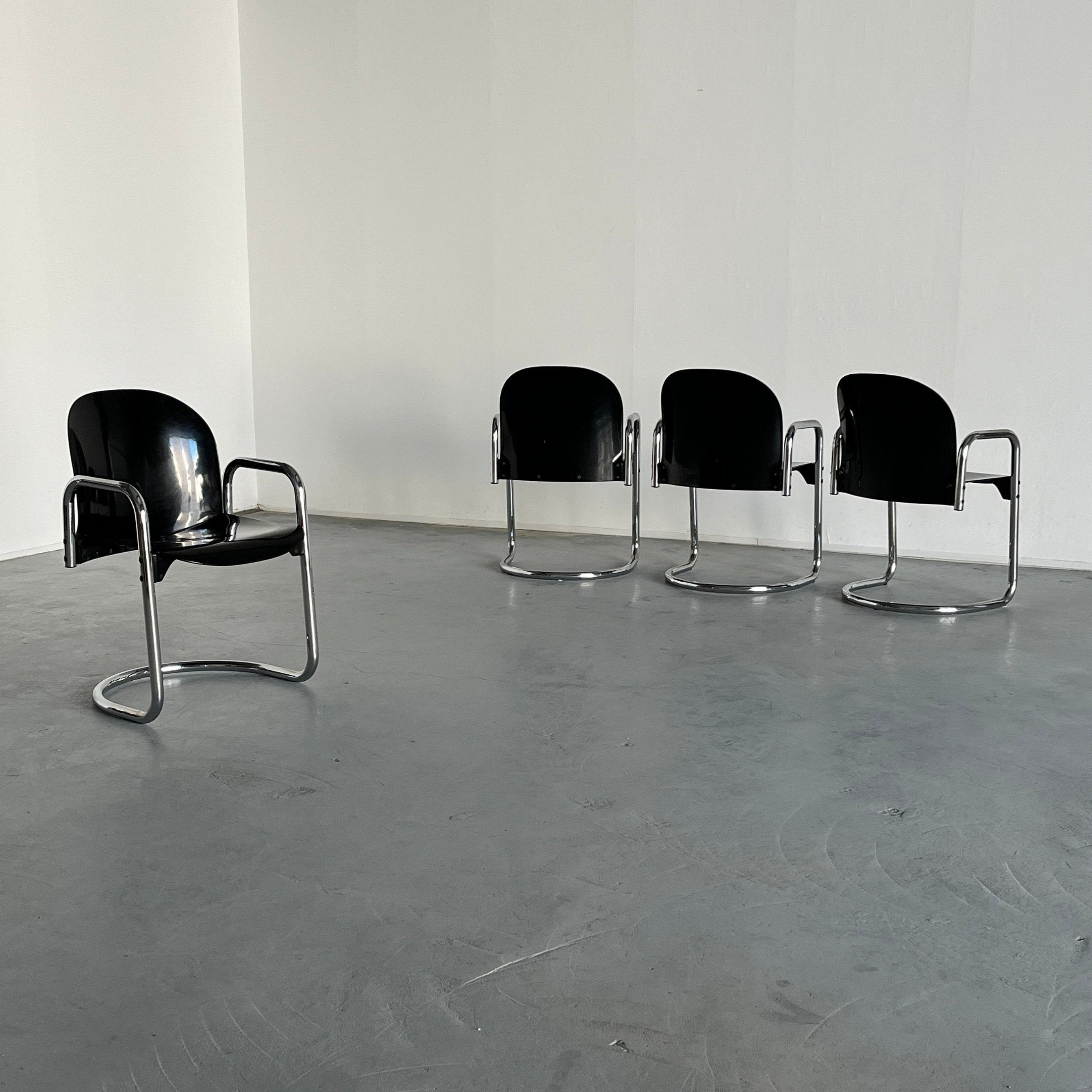 'Dialogo' Chairs by Afra and Tobia Scarpa for B&B Italia, 1970s
