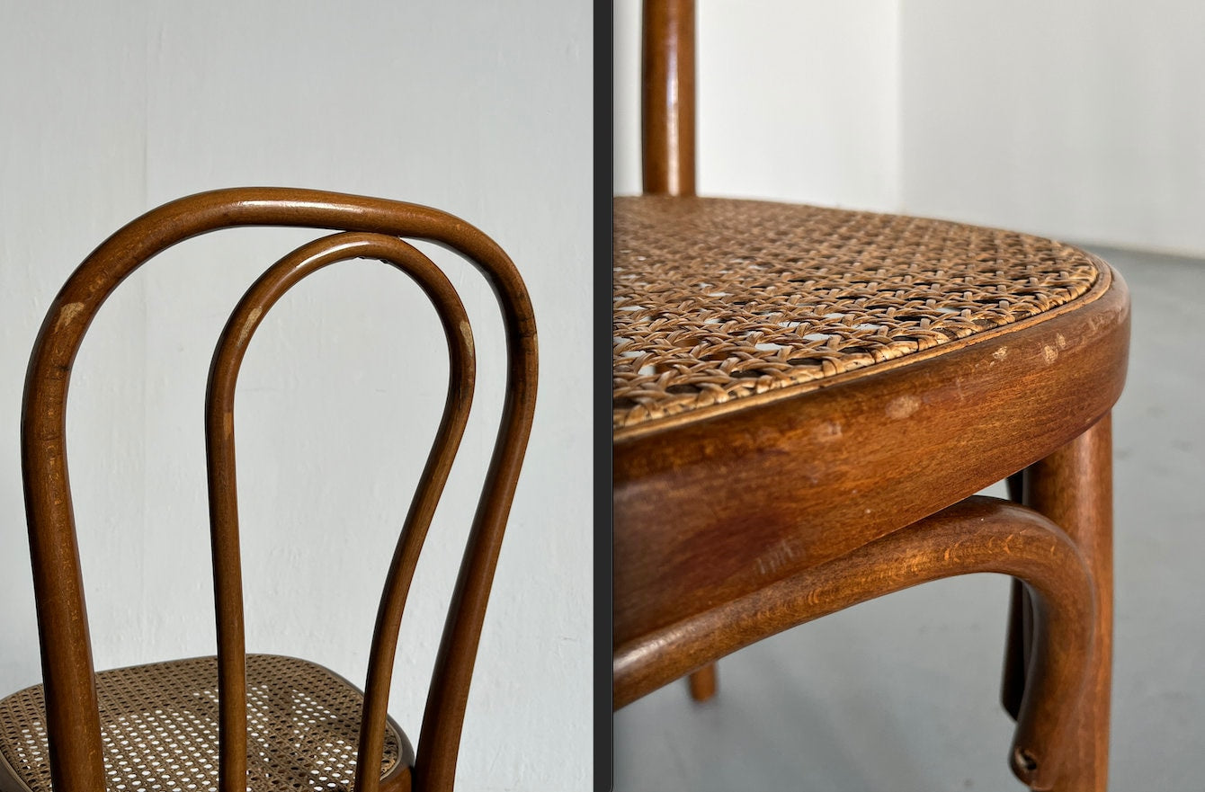 Set of 4 Vintage Thonet Bentwood Style Chairs