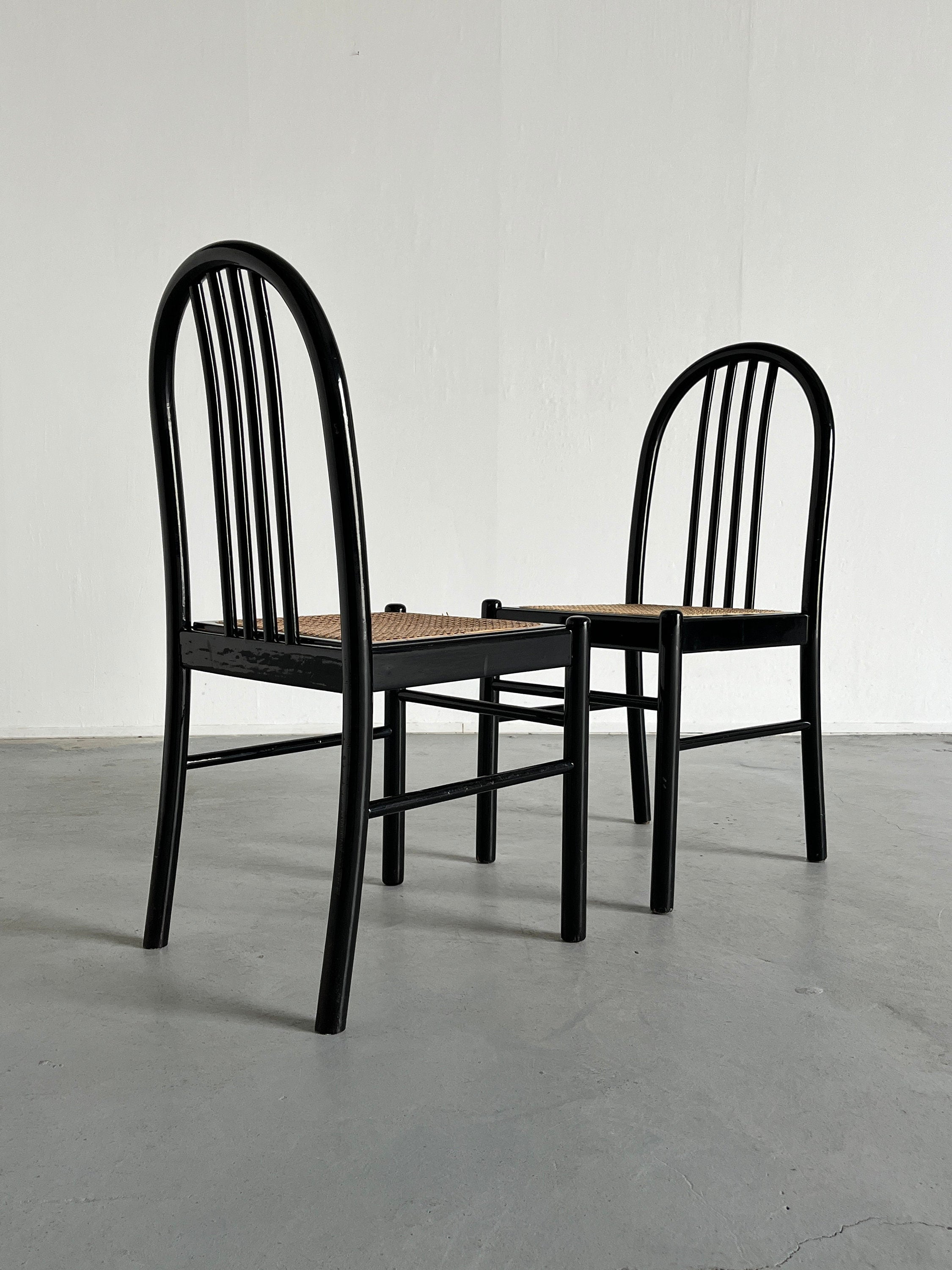 Bentwood Dining Chairs, 1970s Italy