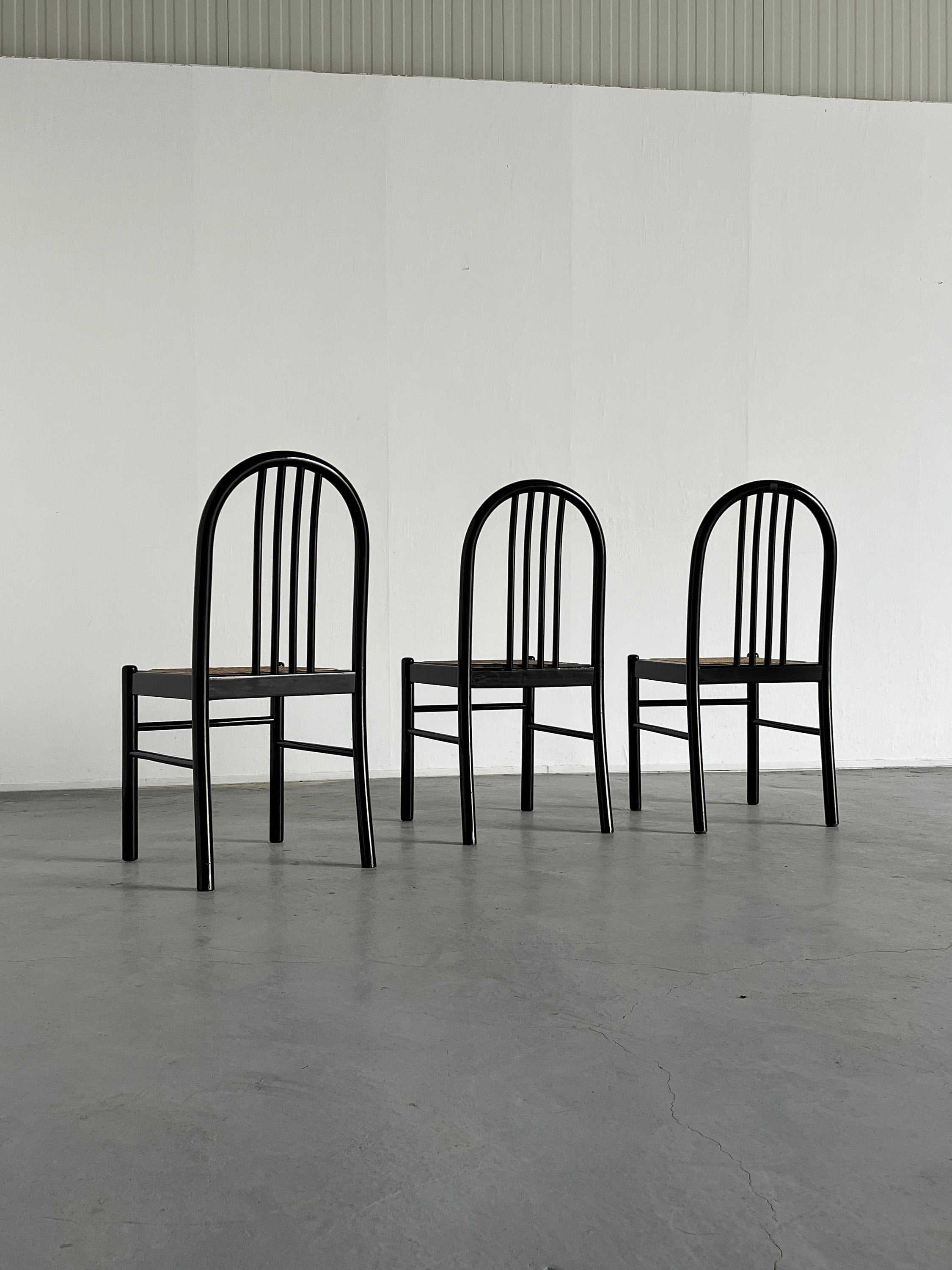 Bentwood Dining Chairs, 1970s Italy
