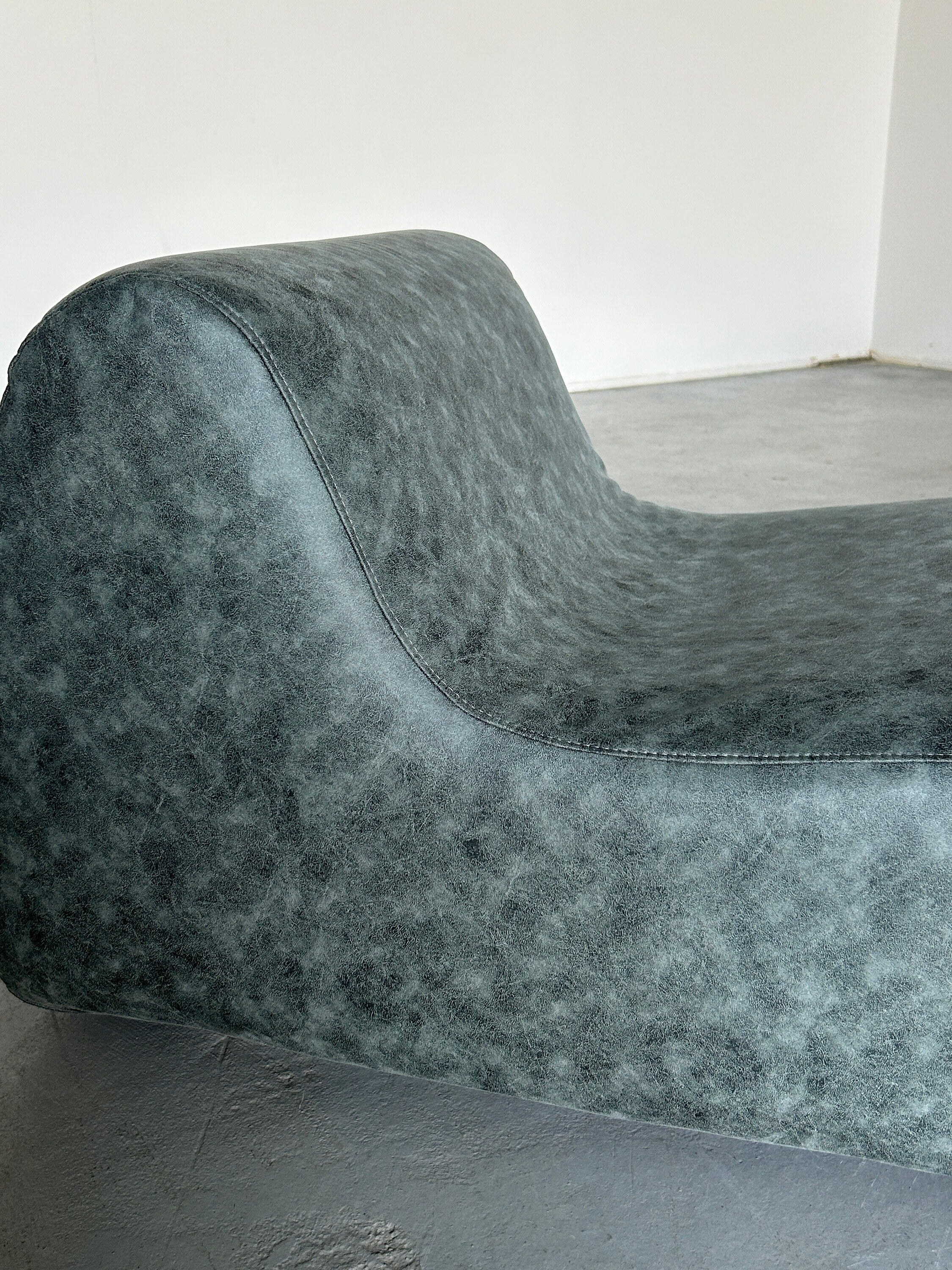 Pair of Foam Lounge Chairs or Club Chairs, 1970s